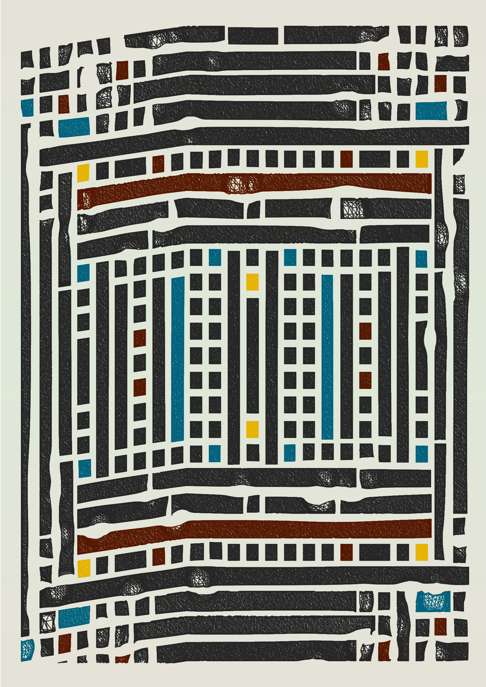 Art Blocks - Art Blocks v2 - Edifice #594 - NFT # 204000594