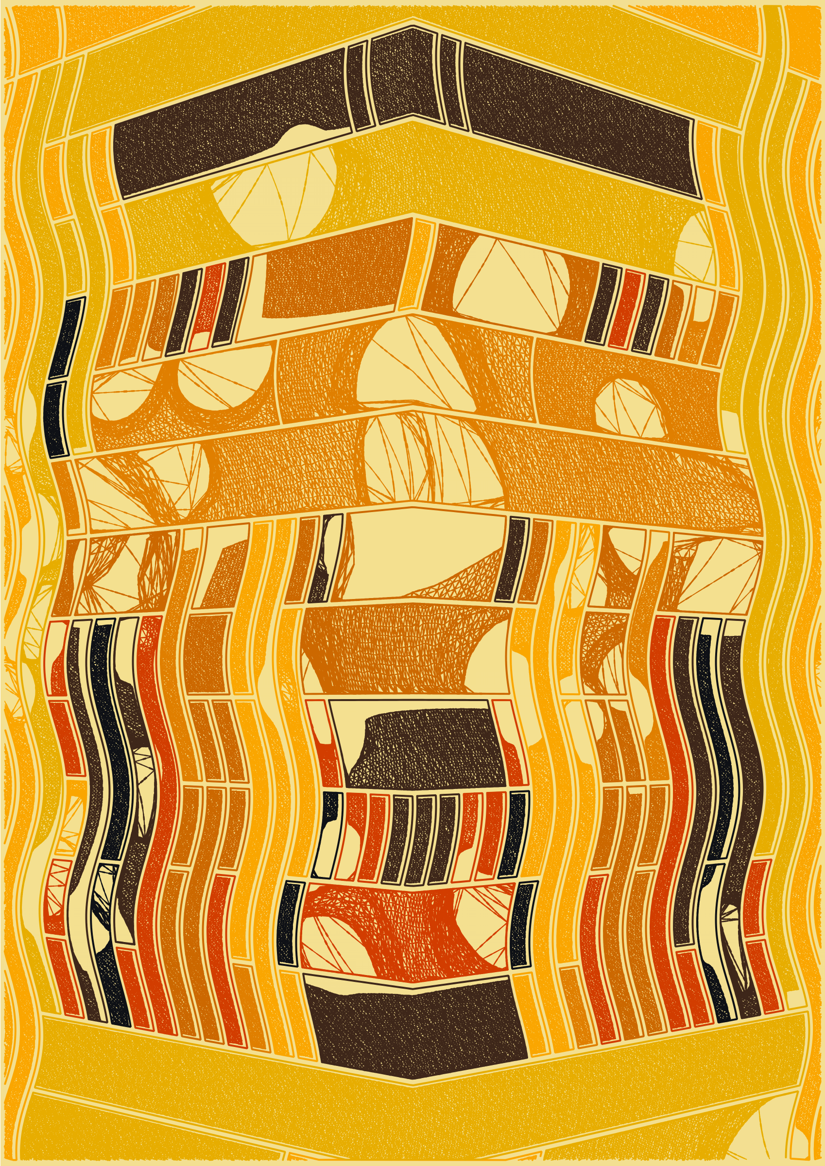 Art Blocks - Art Blocks v2 - Edifice #596 - NFT # 204000596