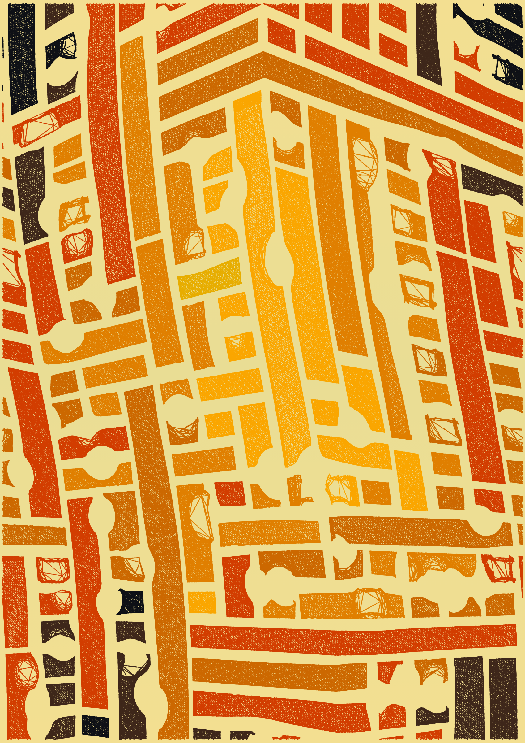 Art Blocks - Art Blocks v2 - Edifice #598 - NFT # 204000598