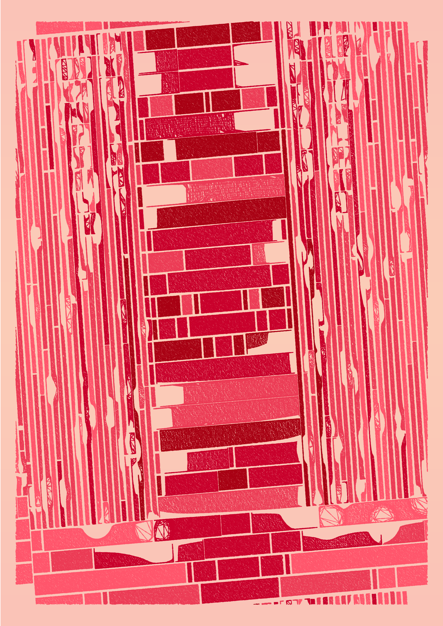 Art Blocks - Art Blocks v2 - Edifice #601 - NFT # 204000601