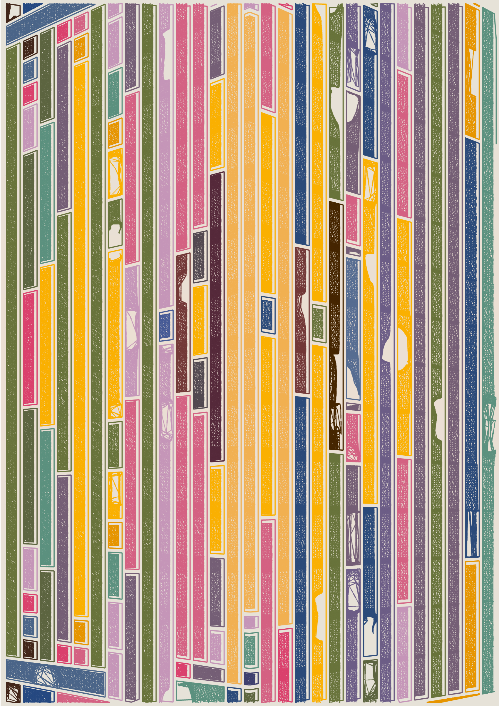 Art Blocks - Art Blocks v2 - Edifice #602 - NFT # 204000602