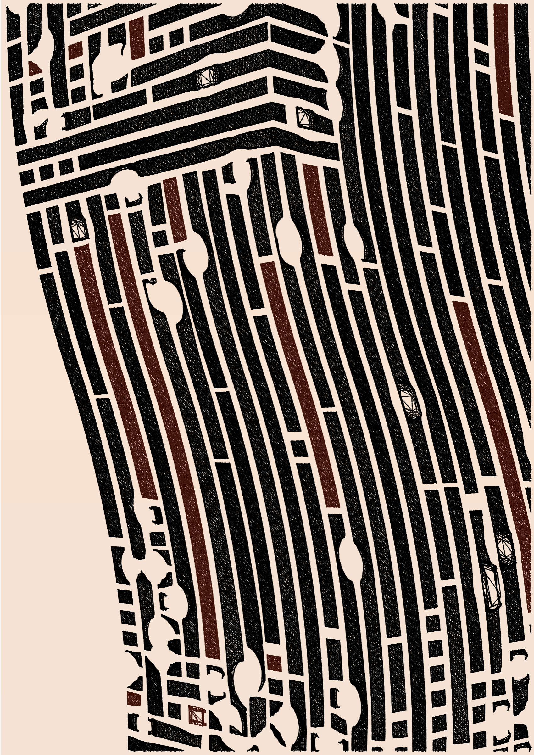 Art Blocks - Art Blocks v2 - Edifice #606 - NFT # 204000606