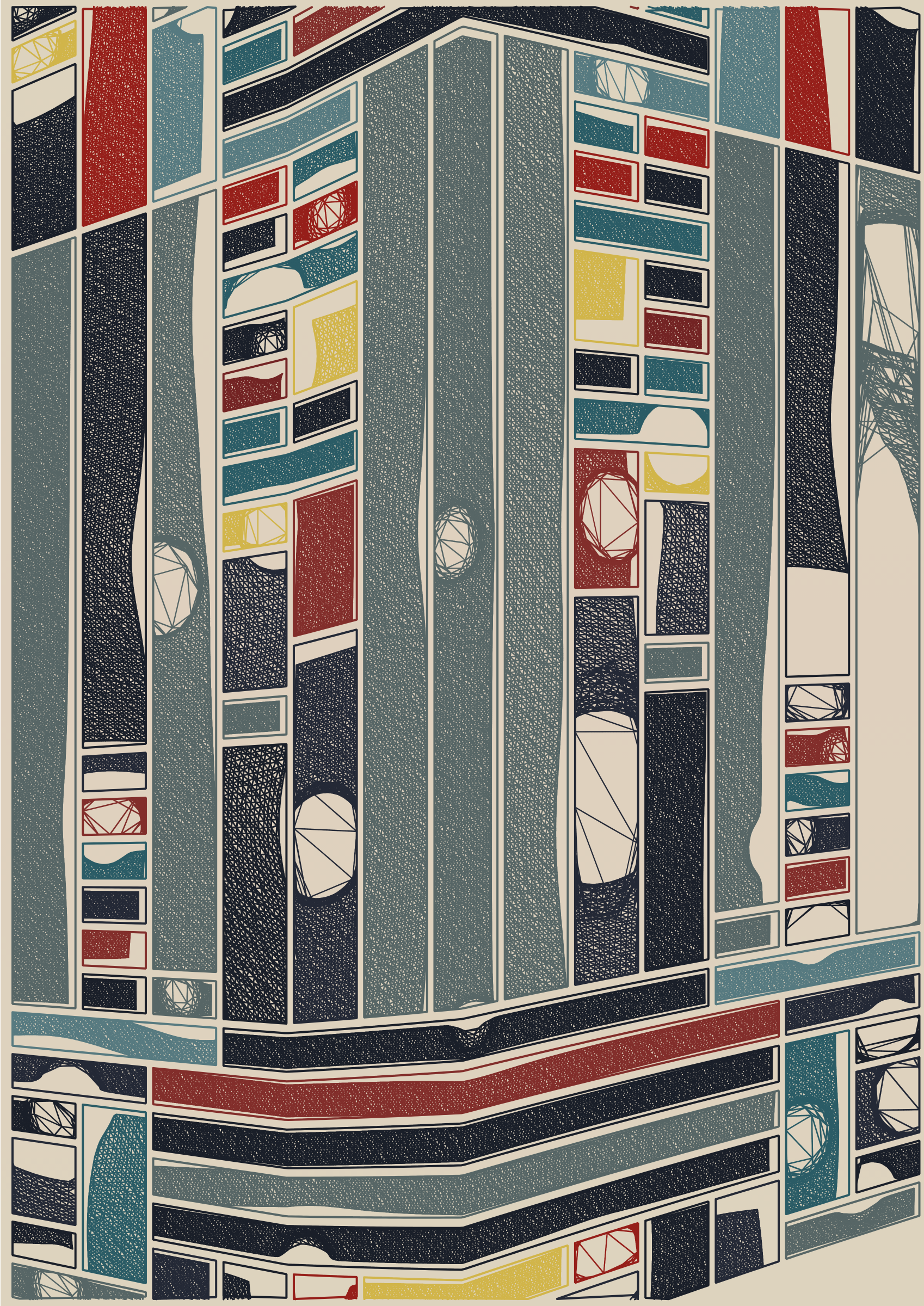 Art Blocks - Art Blocks v2 - Edifice #616 - NFT # 204000616