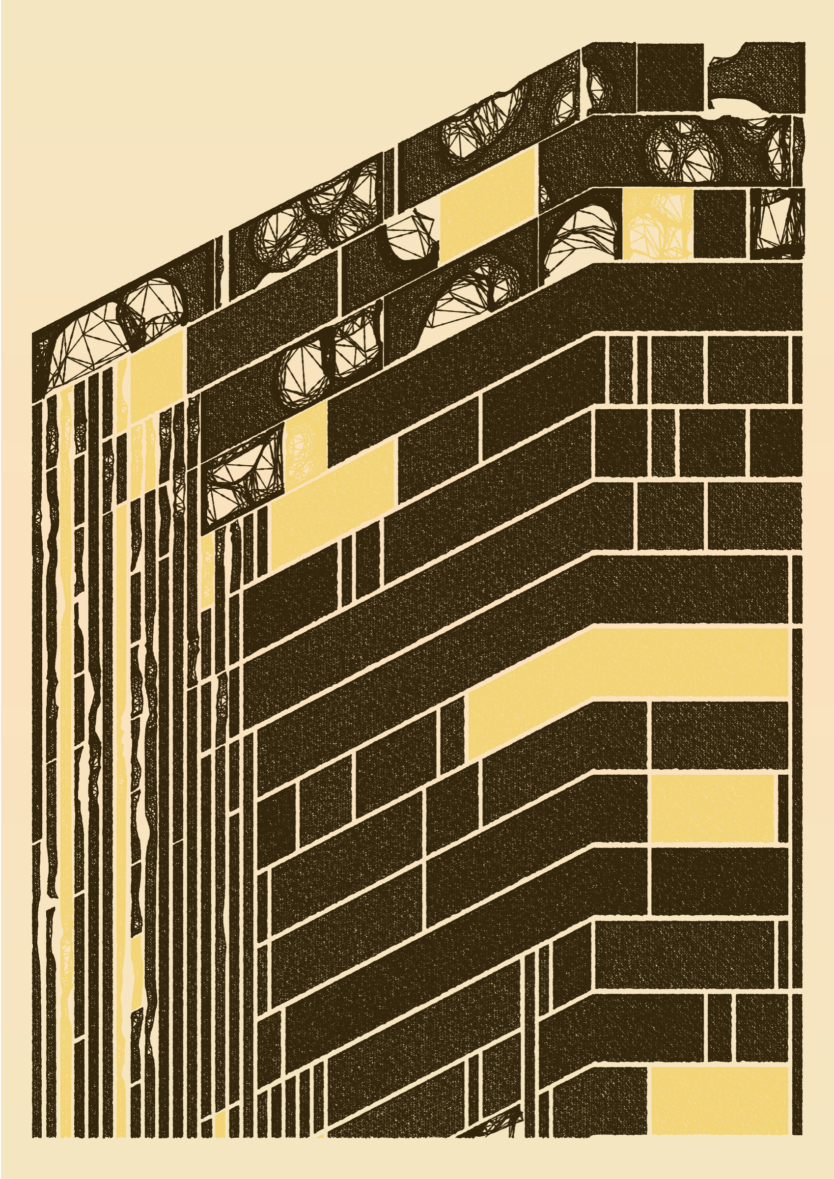 Art Blocks - Art Blocks v2 - Edifice #617 - NFT # 204000617