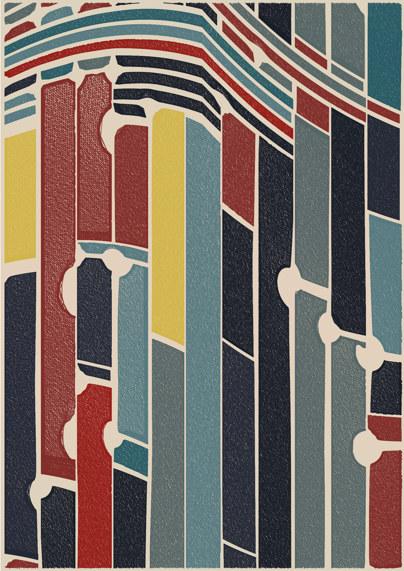 Art Blocks - Art Blocks v2 - Edifice #619 - NFT # 204000619