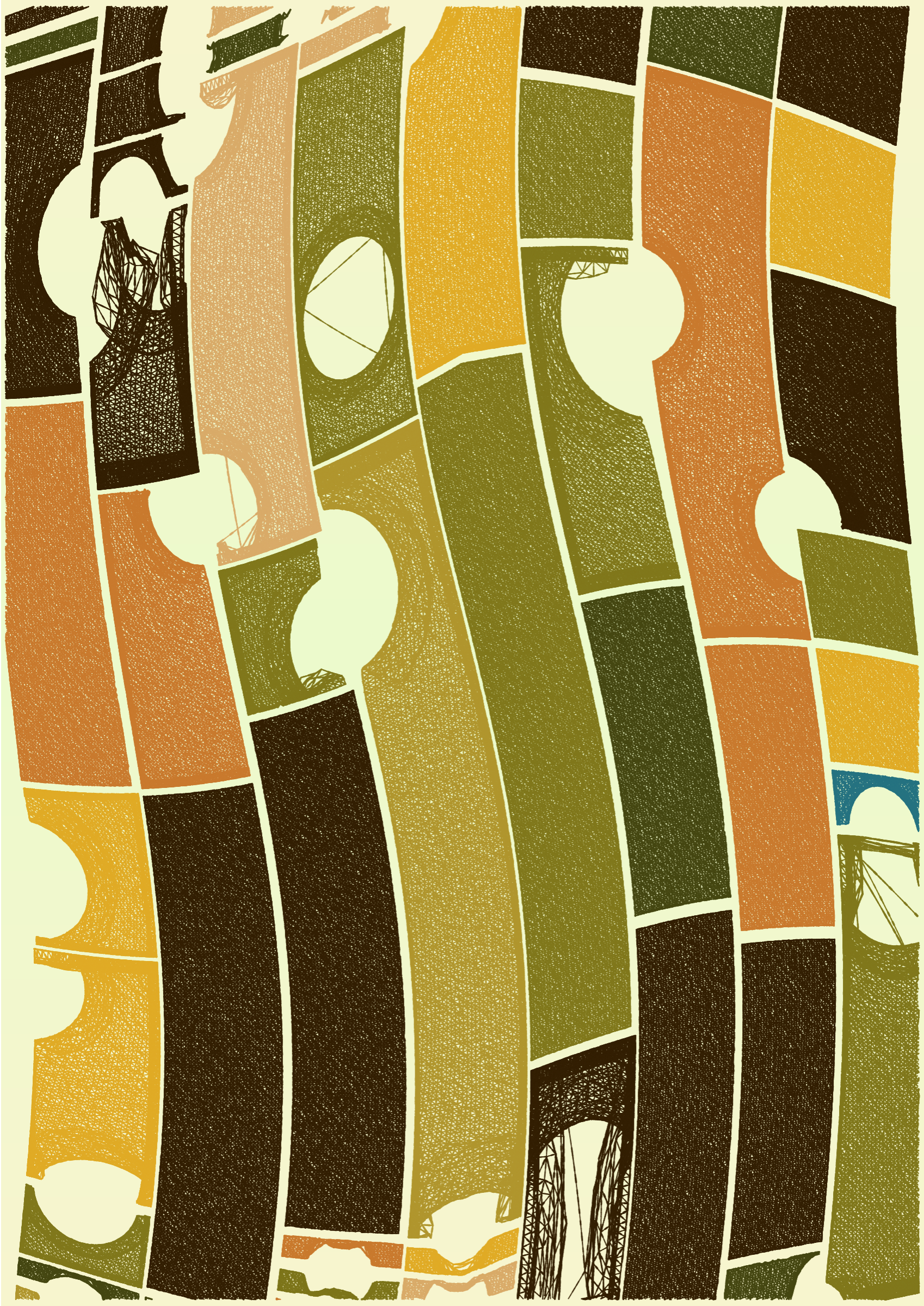 Art Blocks - Art Blocks v2 - Edifice #621 - NFT # 204000621