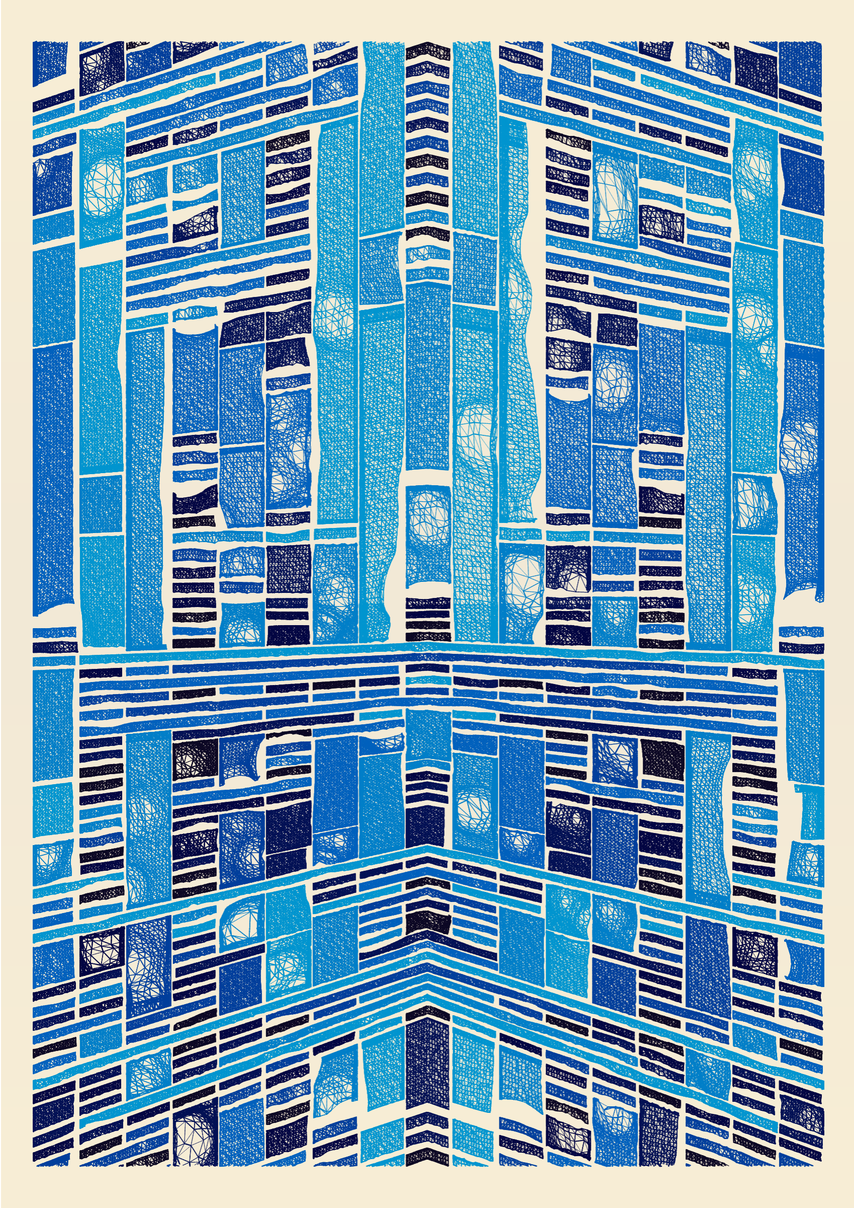 Art Blocks - Art Blocks v2 - Edifice #622 - NFT # 204000622