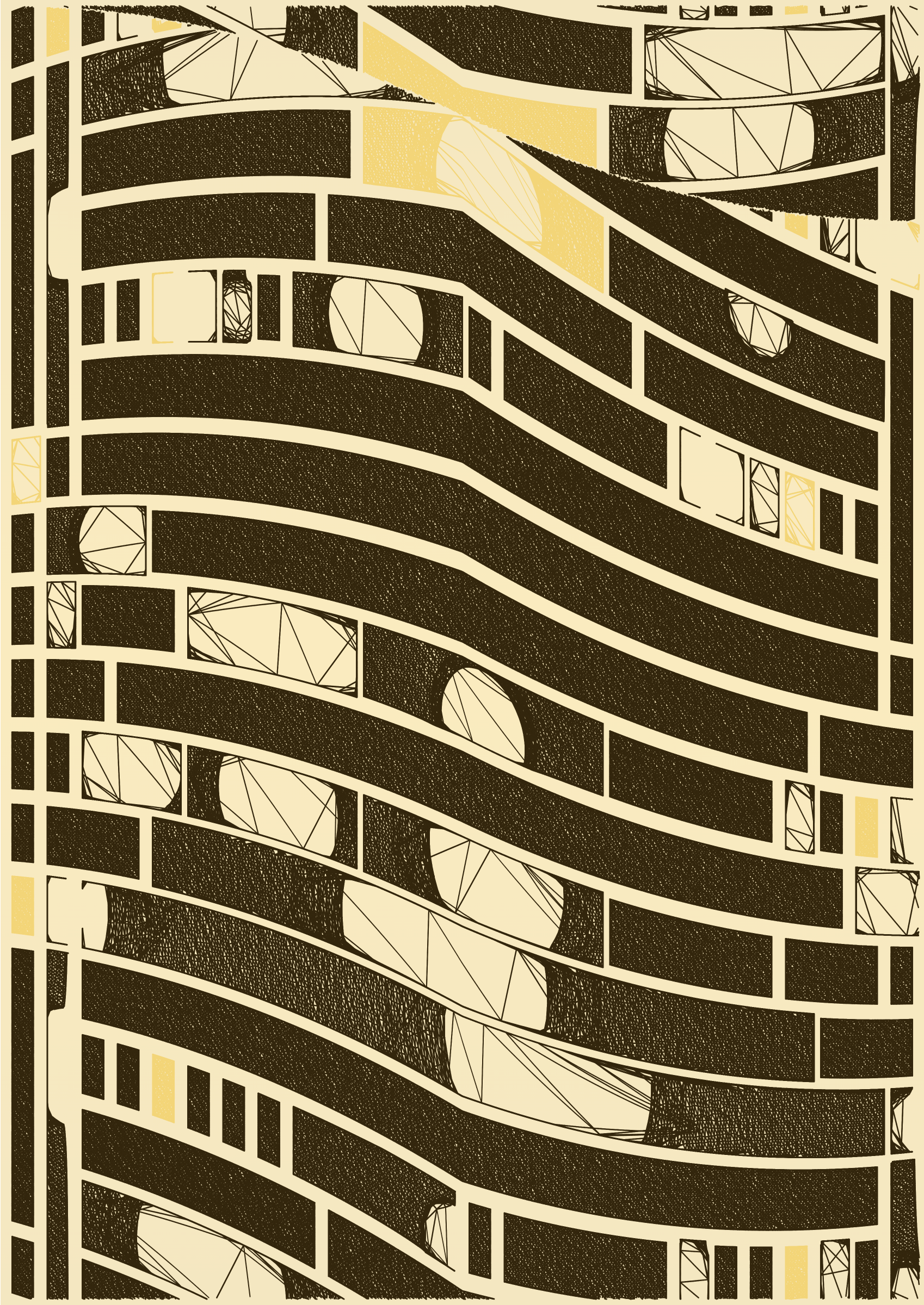 Art Blocks - Art Blocks v2 - Edifice #623 - NFT # 204000623