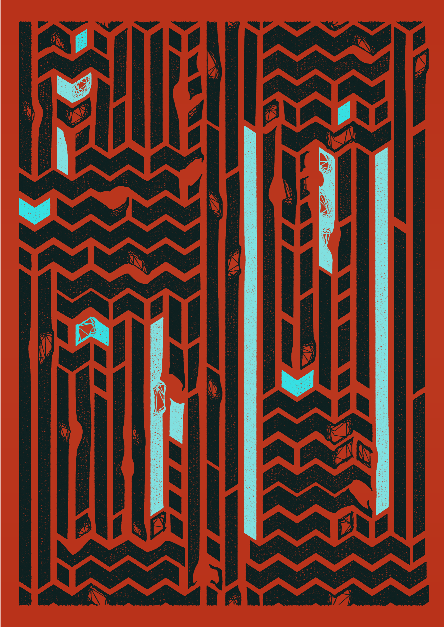 Art Blocks - Art Blocks v2 - Edifice #624 - NFT # 204000624