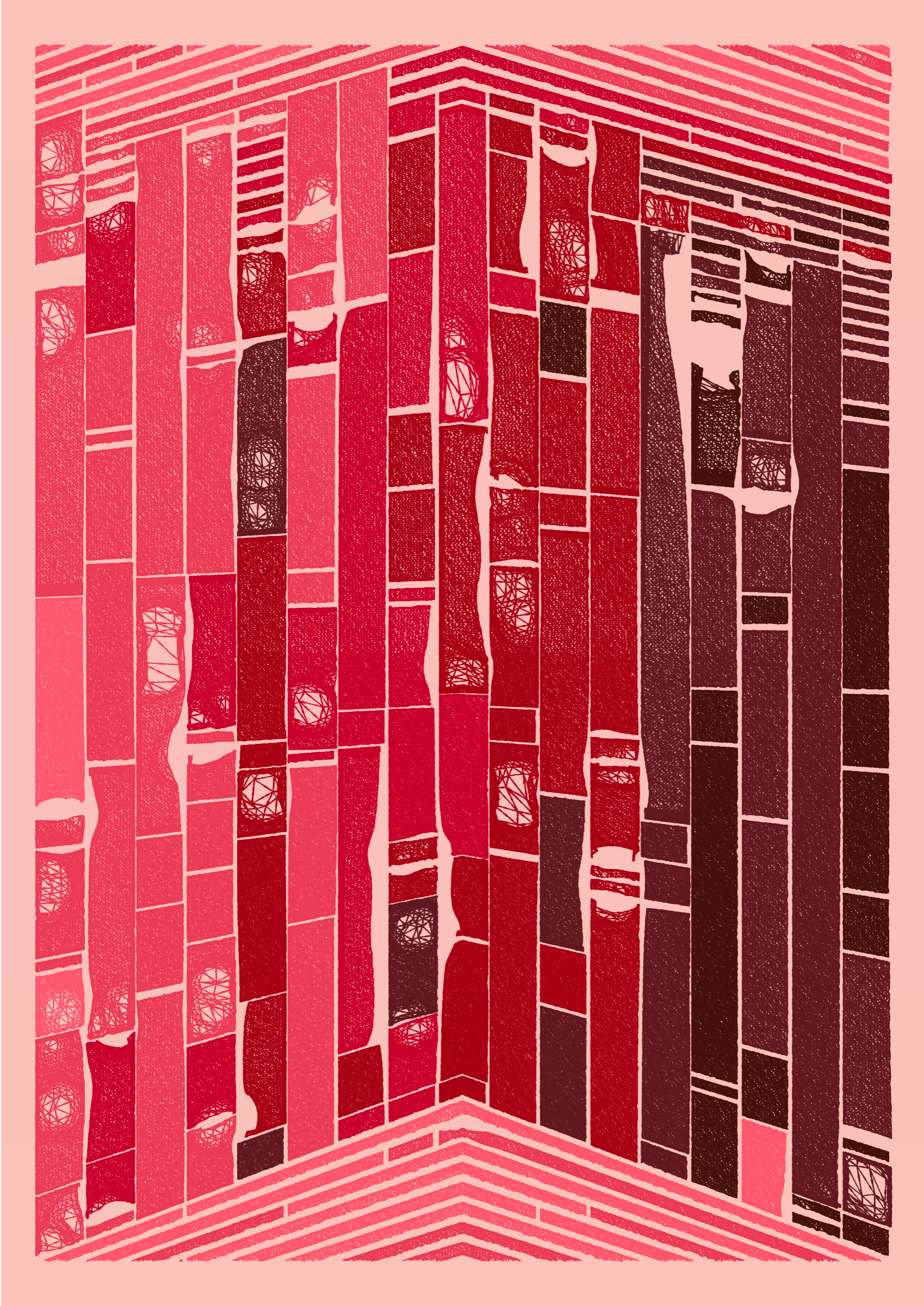 Art Blocks - Art Blocks v2 - Edifice #627 - NFT # 204000627