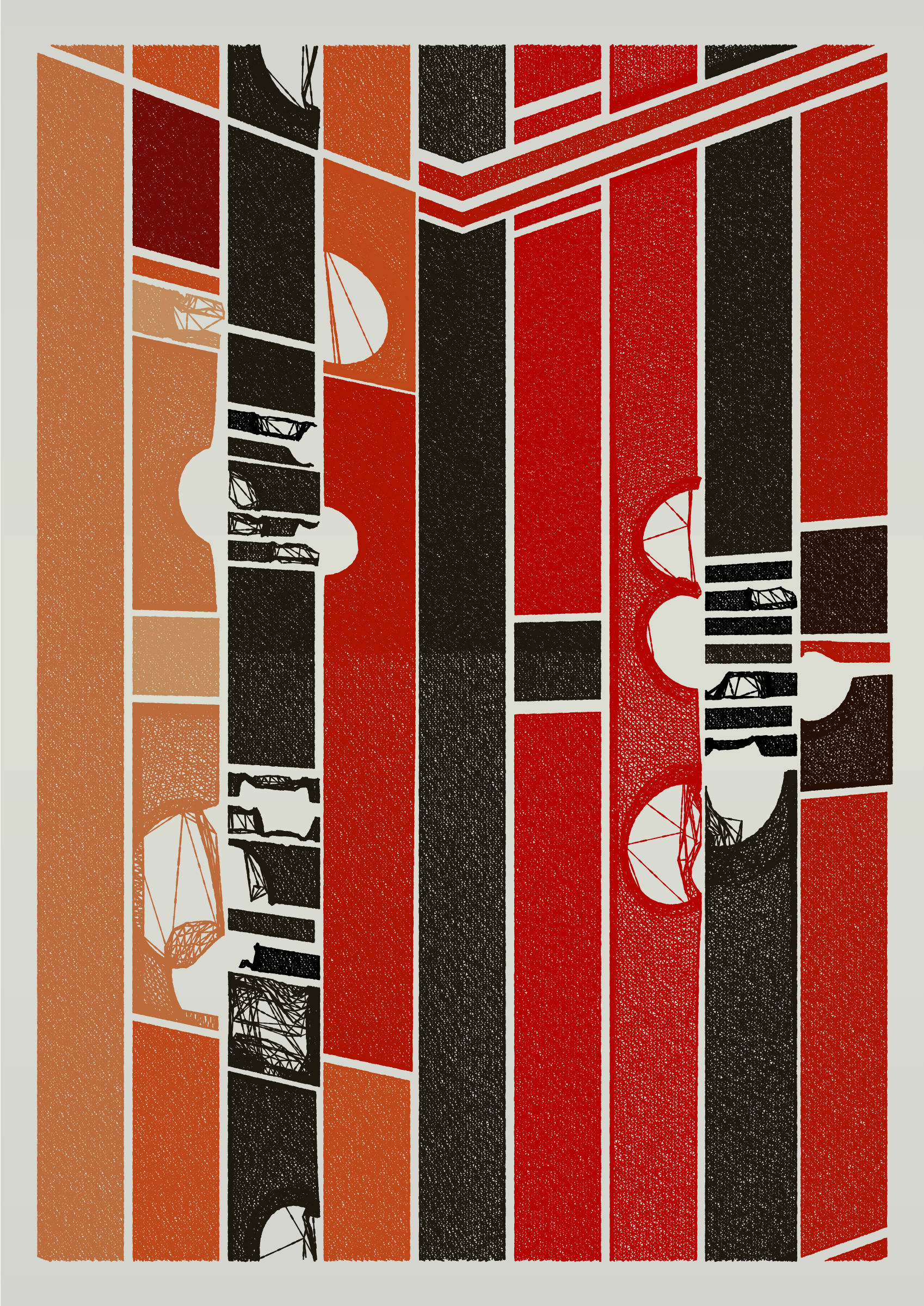 Art Blocks - Art Blocks v2 - Edifice #632 - NFT # 204000632