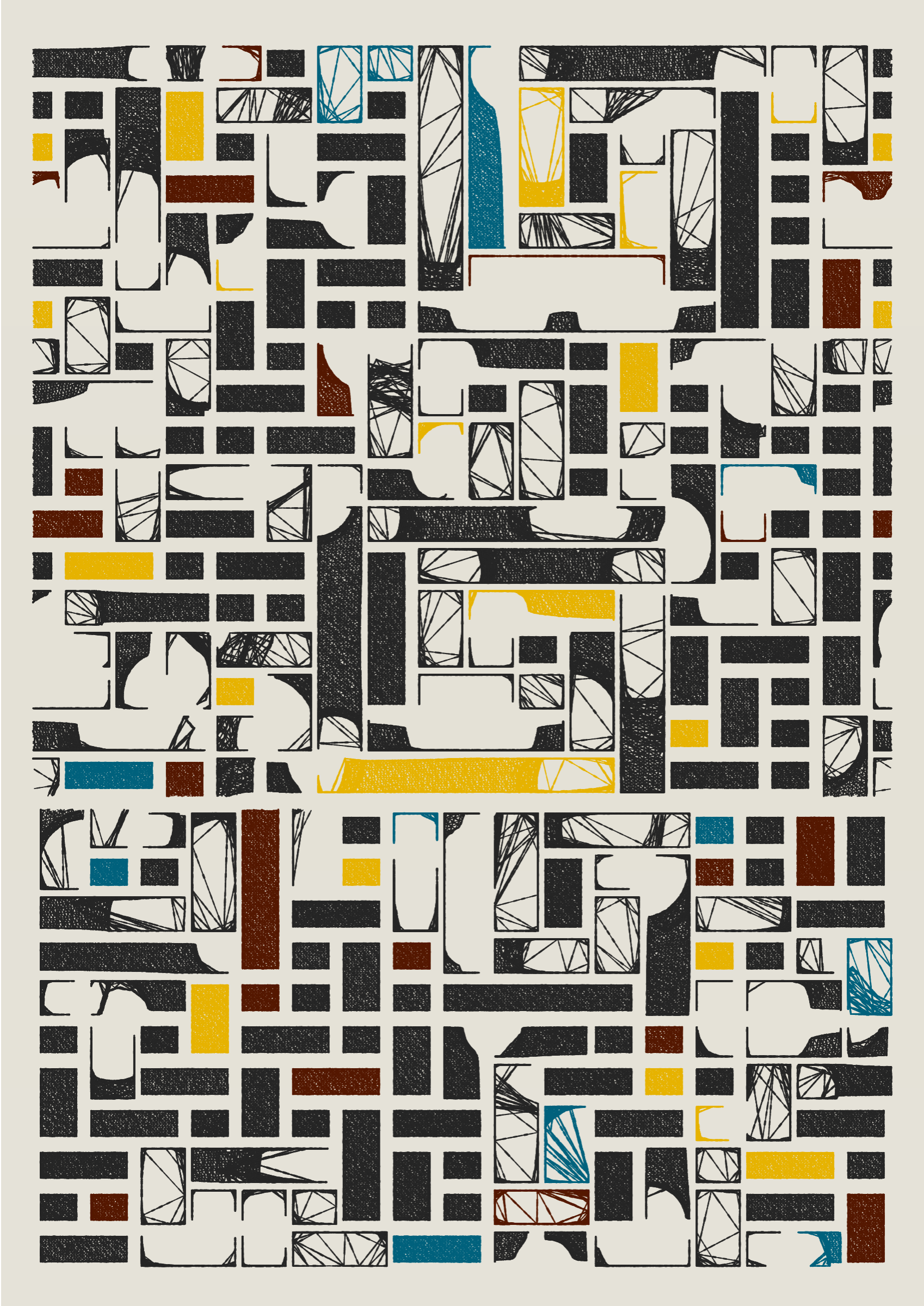 Art Blocks - Art Blocks v2 - Edifice #636 - NFT # 204000636