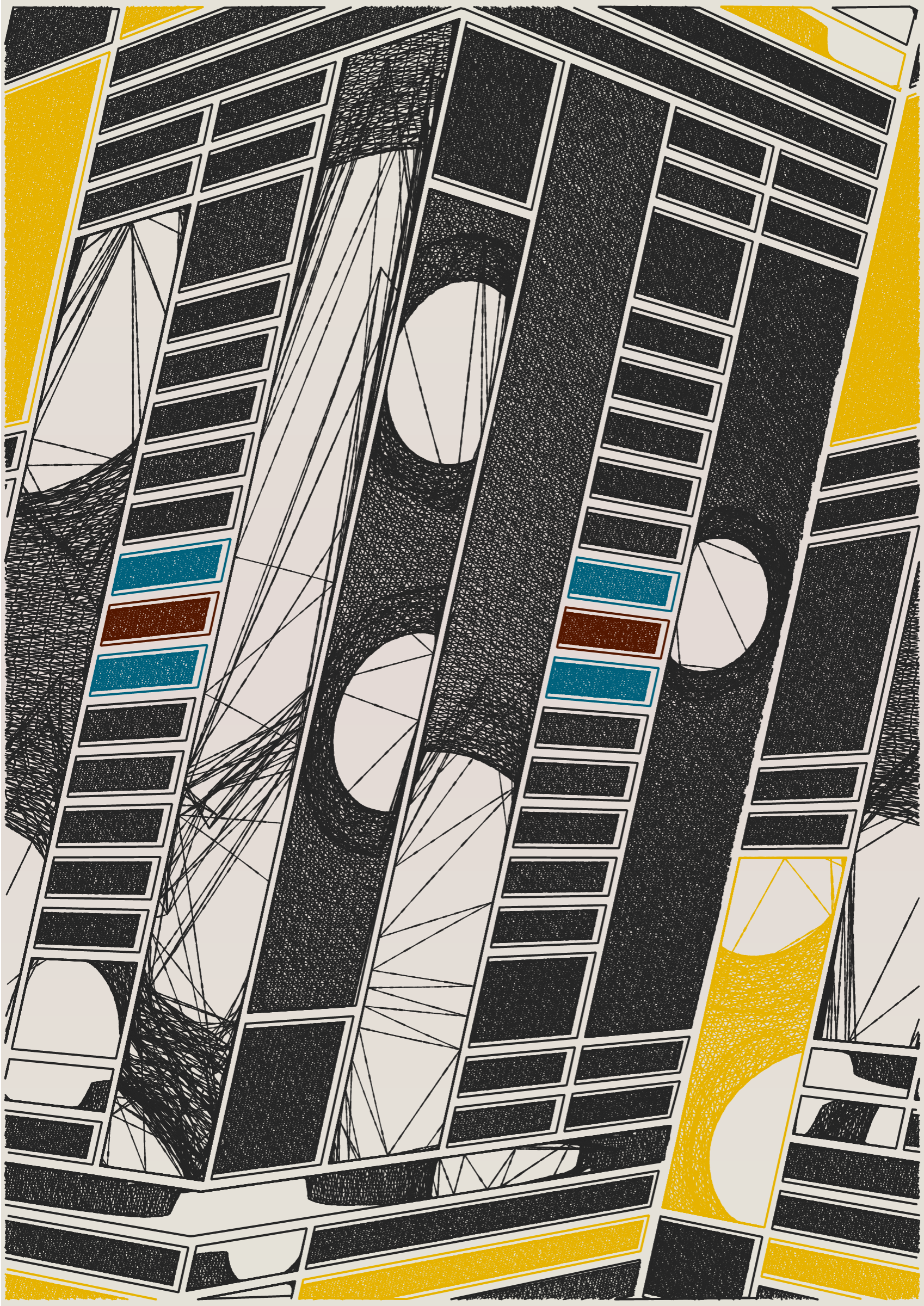 Art Blocks - Art Blocks v2 - Edifice #637 - NFT # 204000637