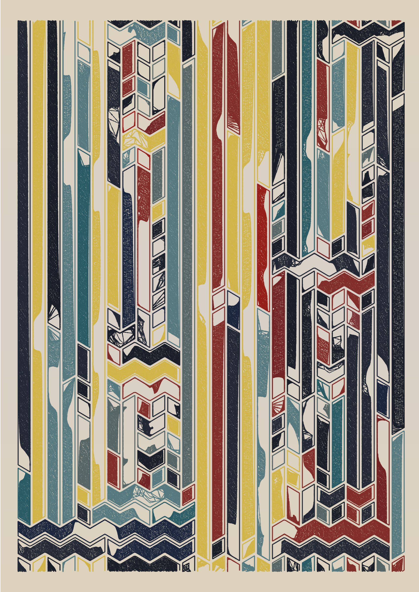 Art Blocks - Art Blocks v2 - Edifice #640 - NFT # 204000640