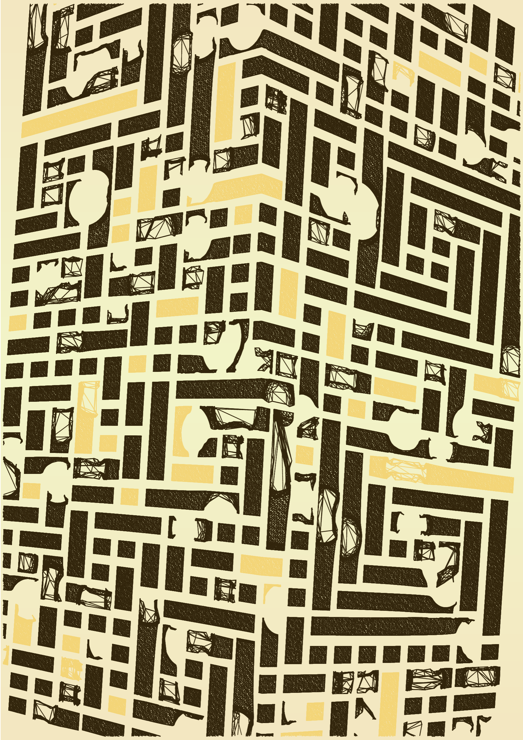 Art Blocks - Art Blocks v2 - Edifice #643 - NFT # 204000643