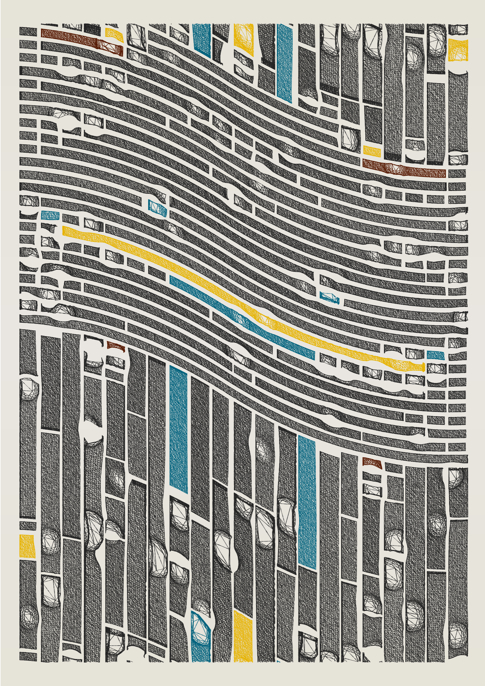 Art Blocks - Art Blocks v2 - Edifice #646 - NFT # 204000646