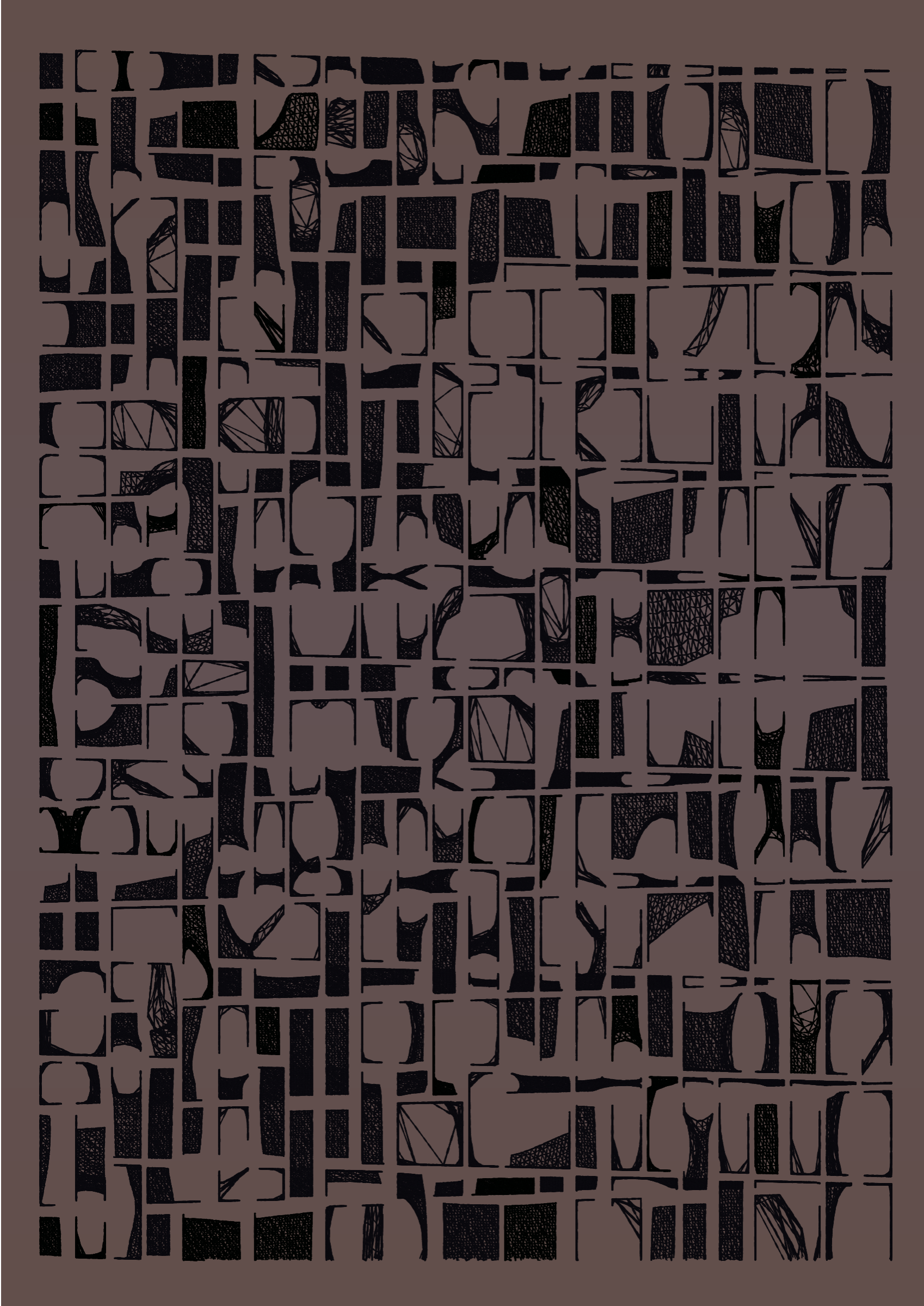 Art Blocks - Art Blocks v2 - Edifice #649 - NFT # 204000649