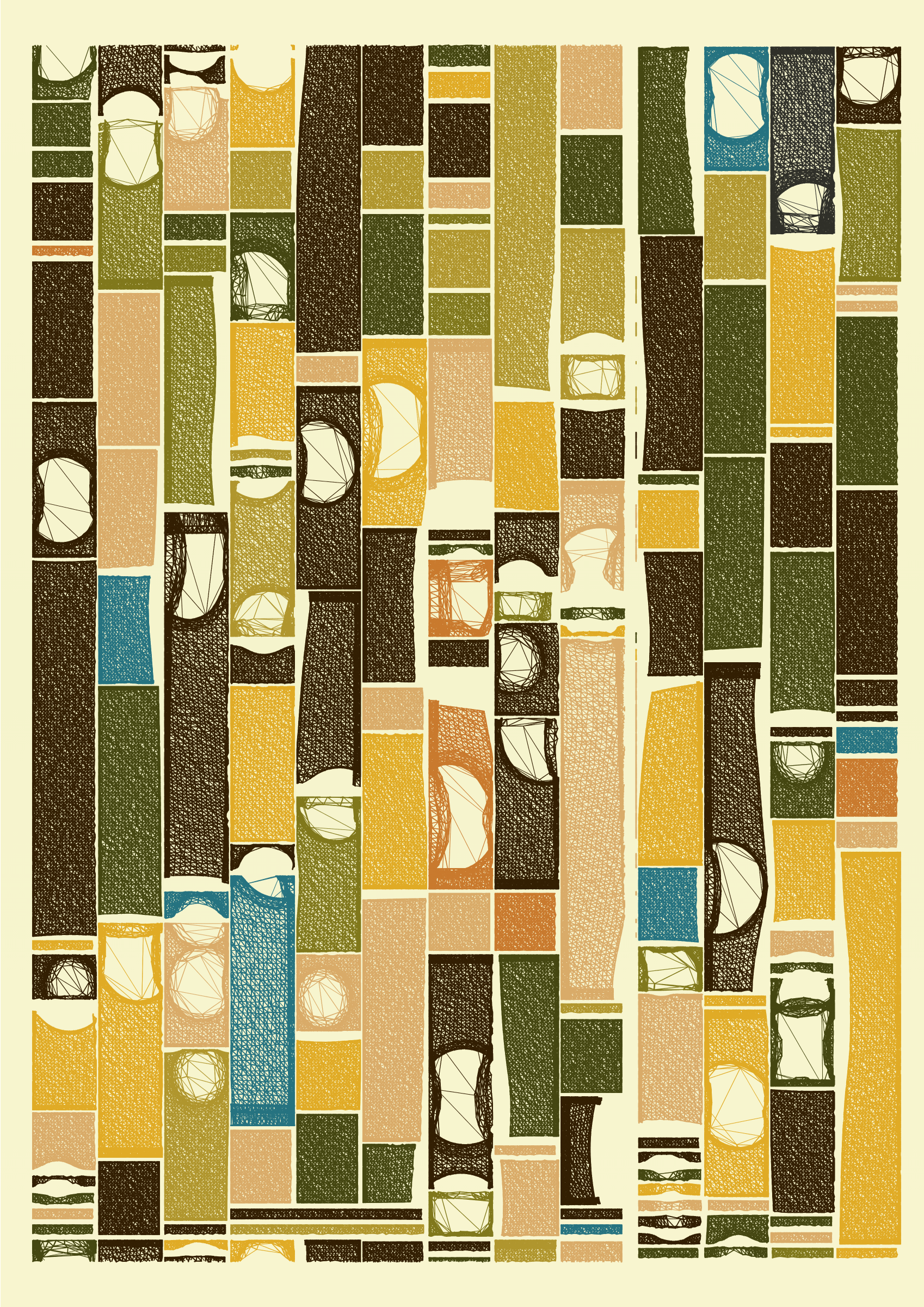 Art Blocks - Art Blocks v2 - Edifice #654 - NFT # 204000654