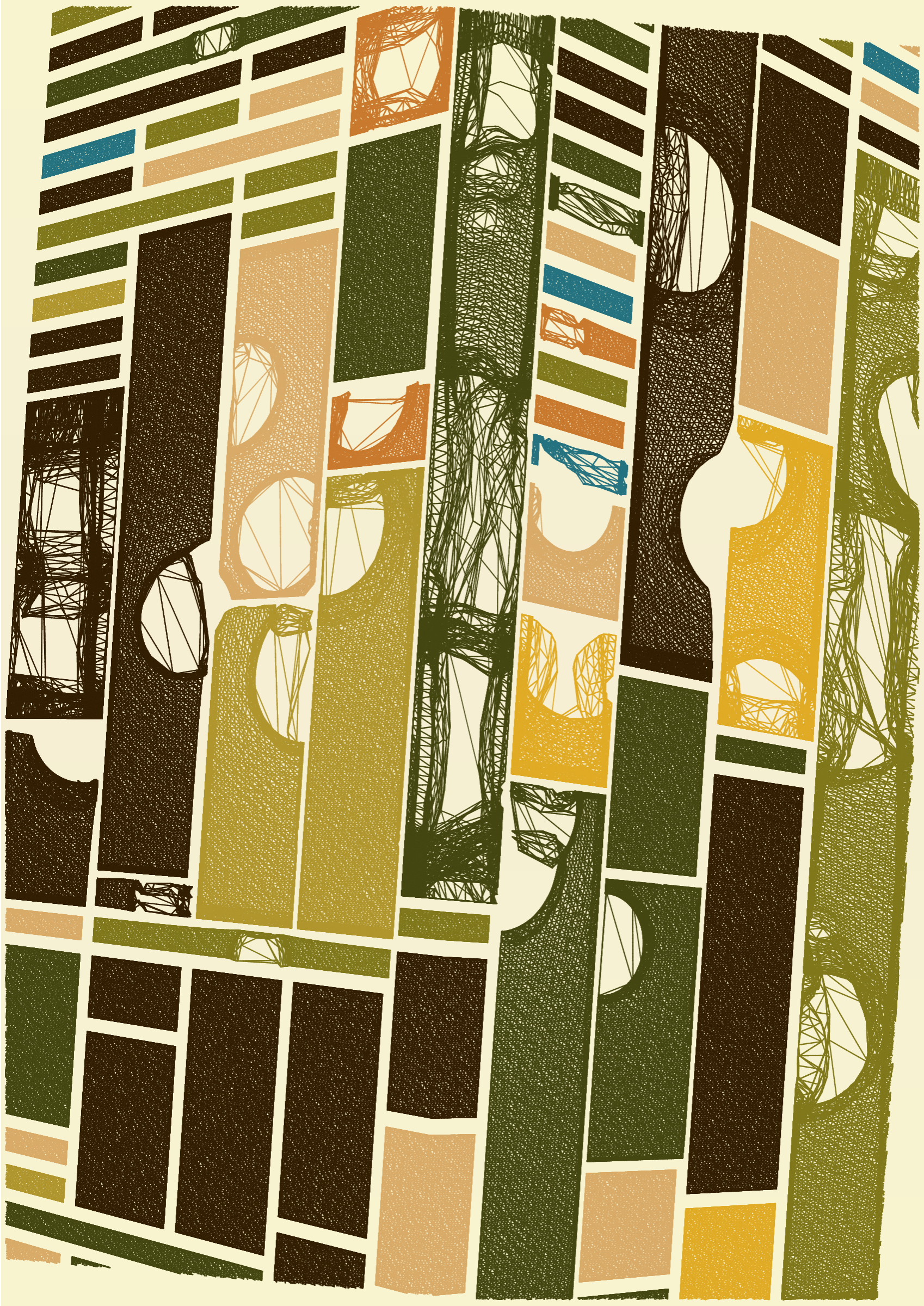 Art Blocks - Art Blocks v2 - Edifice #661 - NFT # 204000661