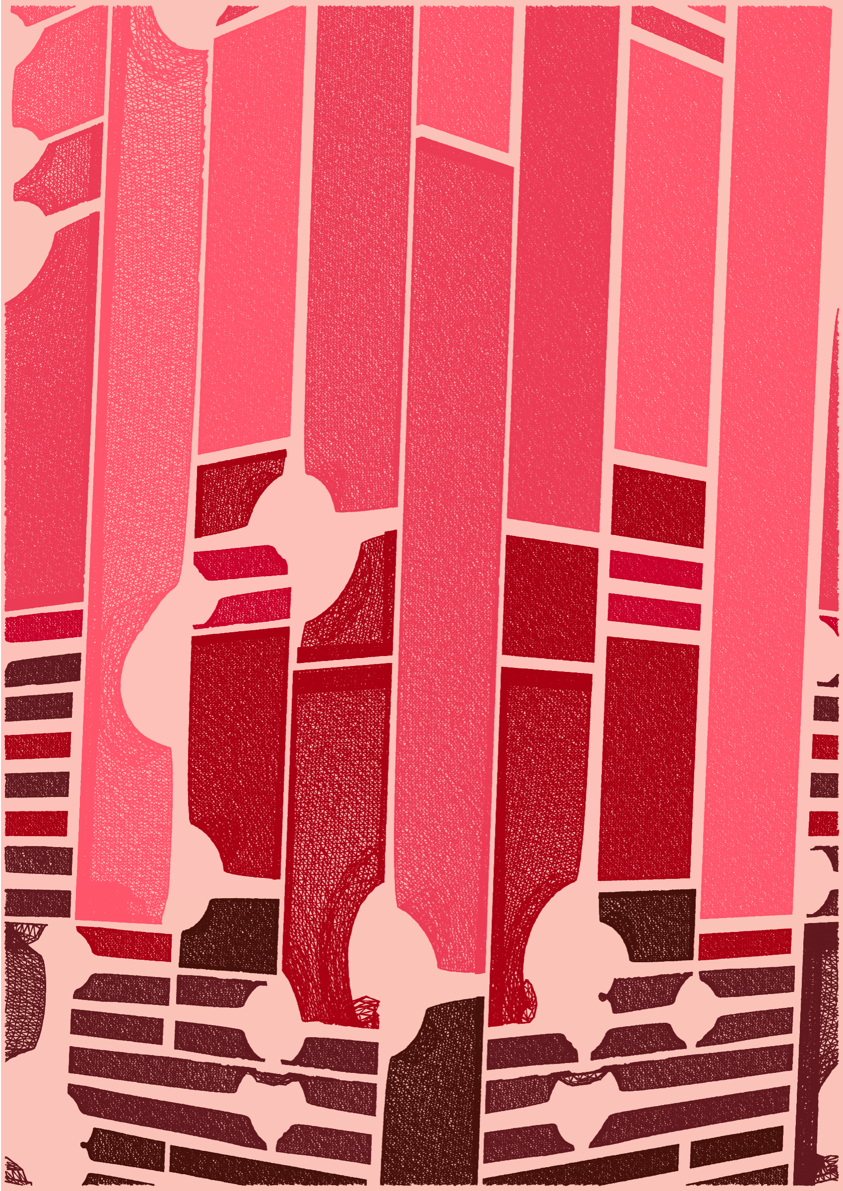 Art Blocks - Art Blocks v2 - Edifice #662 - NFT # 204000662