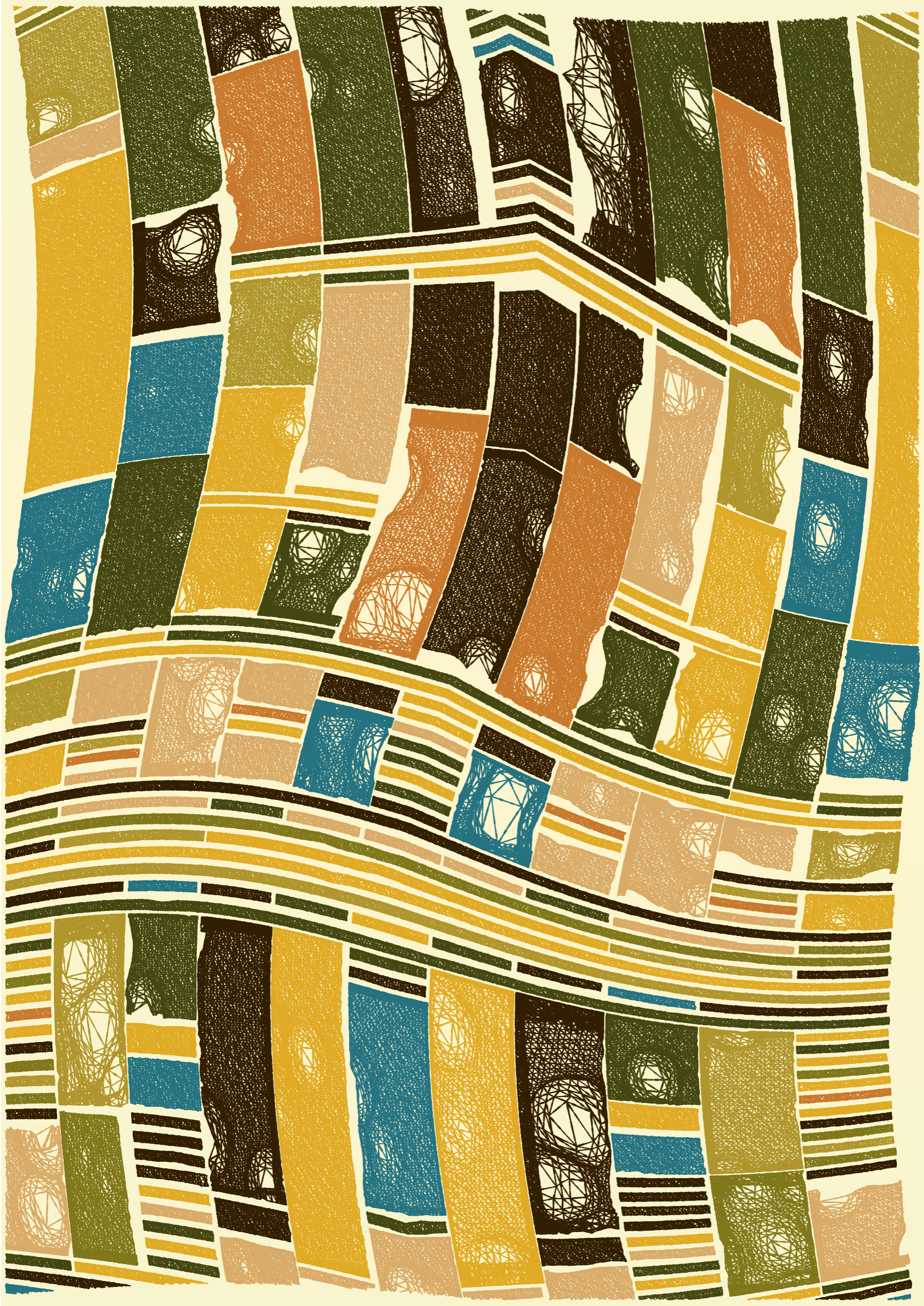 Art Blocks - Art Blocks v2 - Edifice #663 - NFT # 204000663