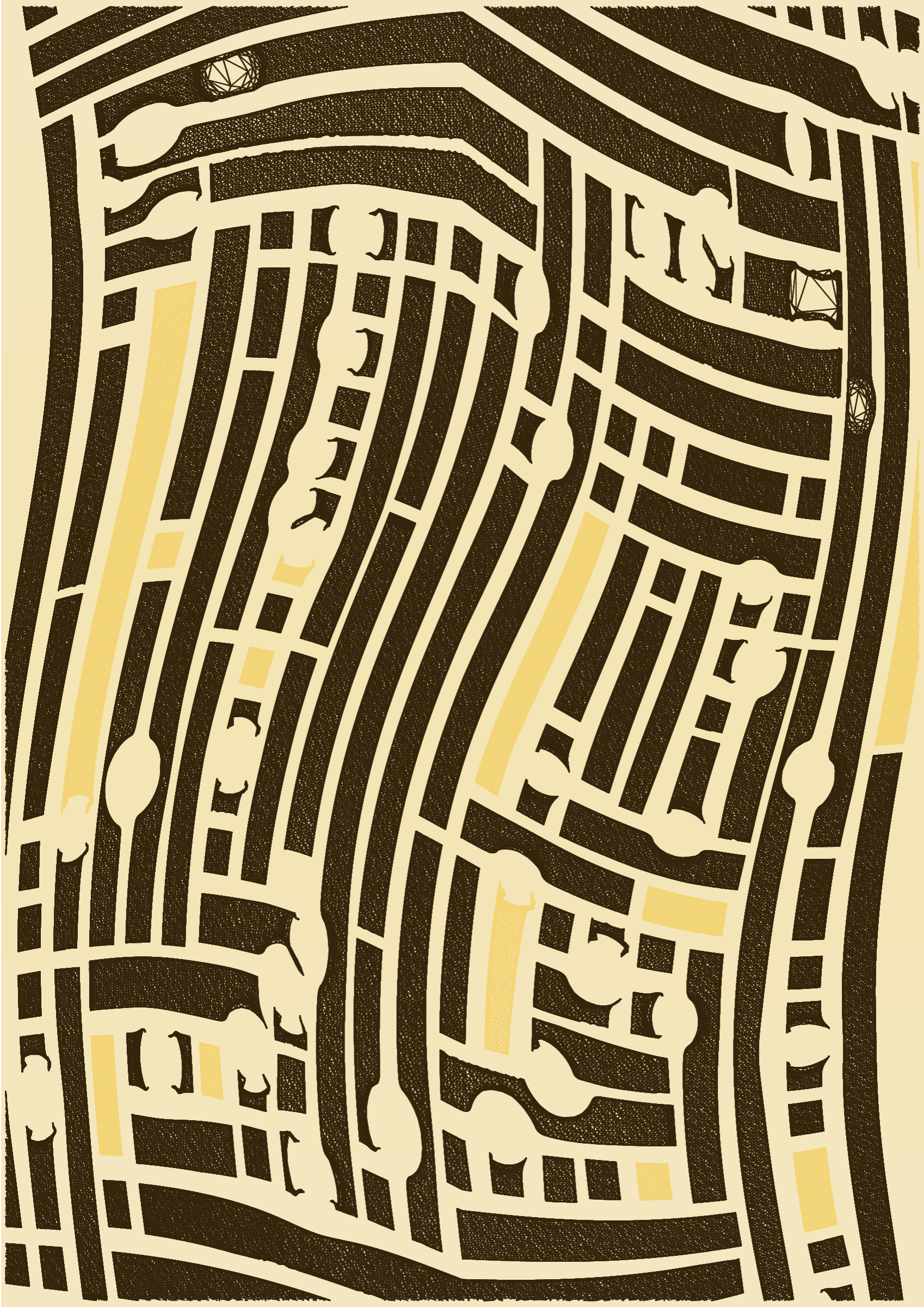 Art Blocks - Art Blocks v2 - Edifice #664 - NFT # 204000664