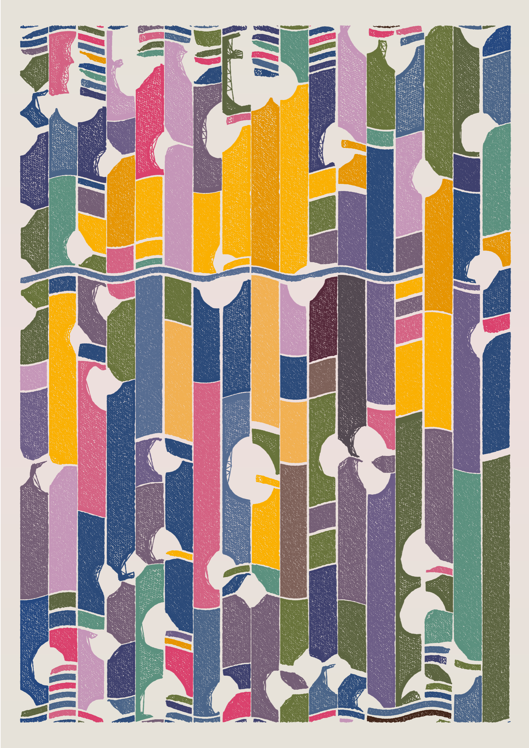 Art Blocks - Art Blocks v2 - Edifice #665 - NFT # 204000665