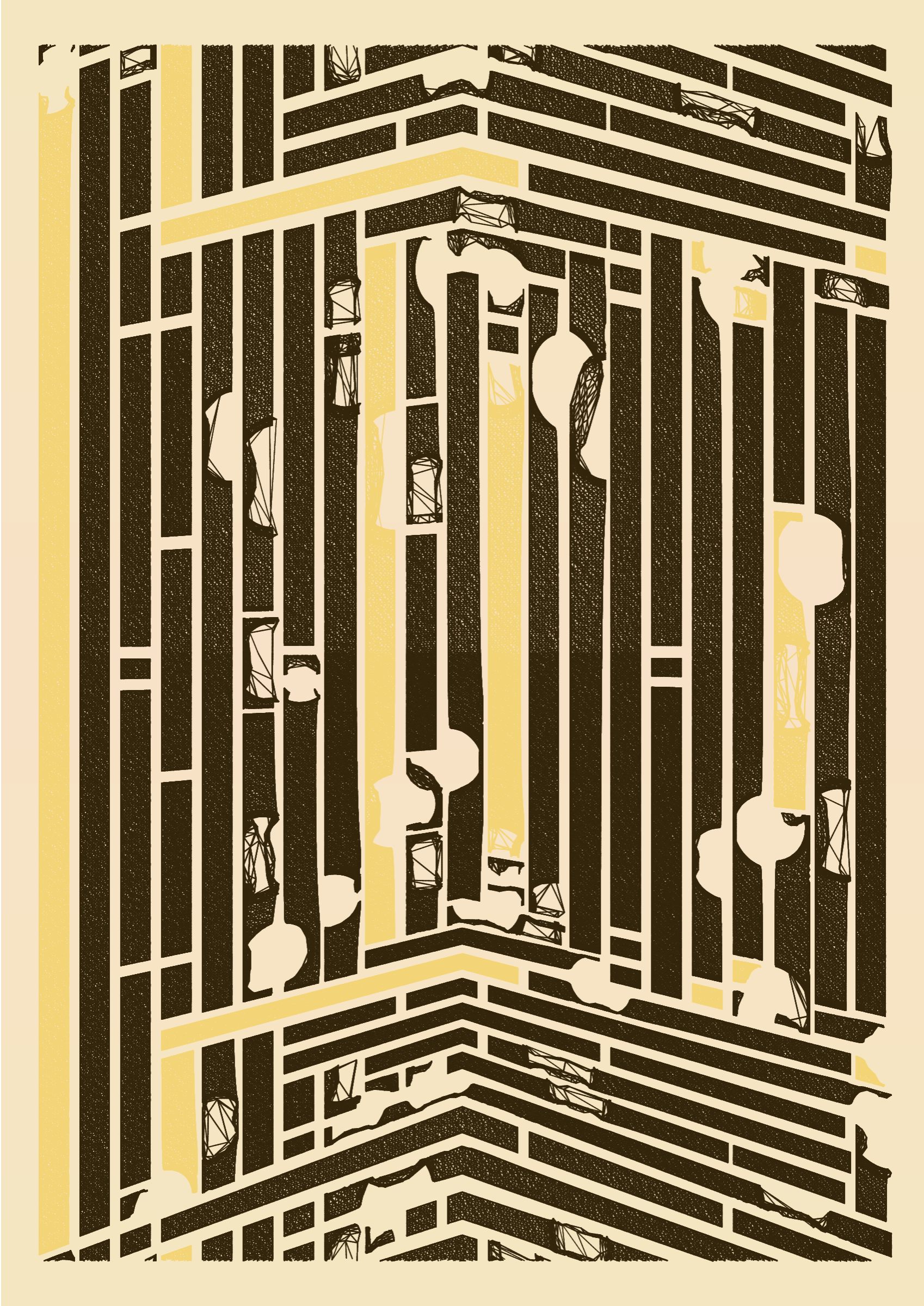 Art Blocks - Art Blocks v2 - Edifice #670 - NFT # 204000670