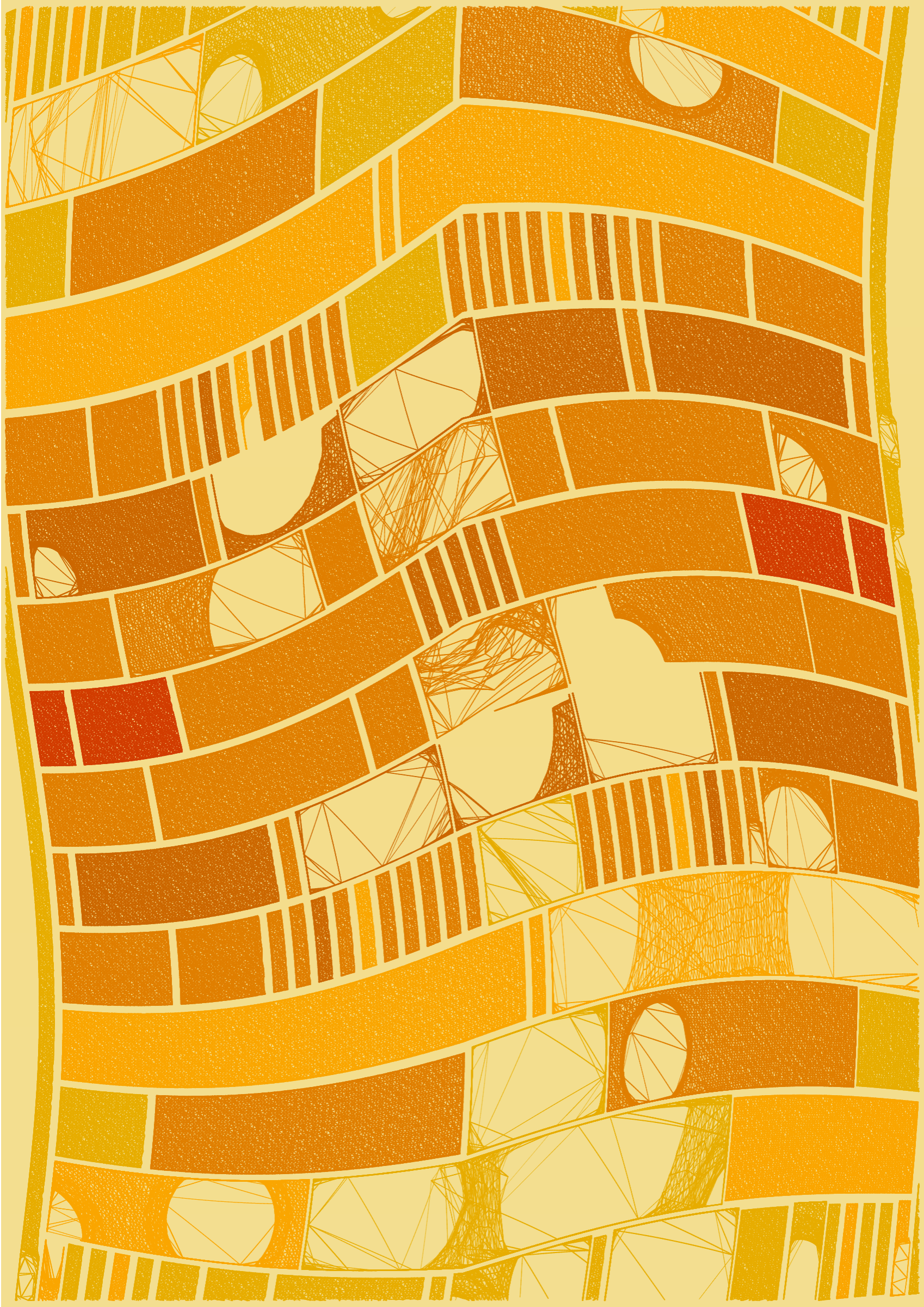 Art Blocks - Art Blocks v2 - Edifice #671 - NFT # 204000671