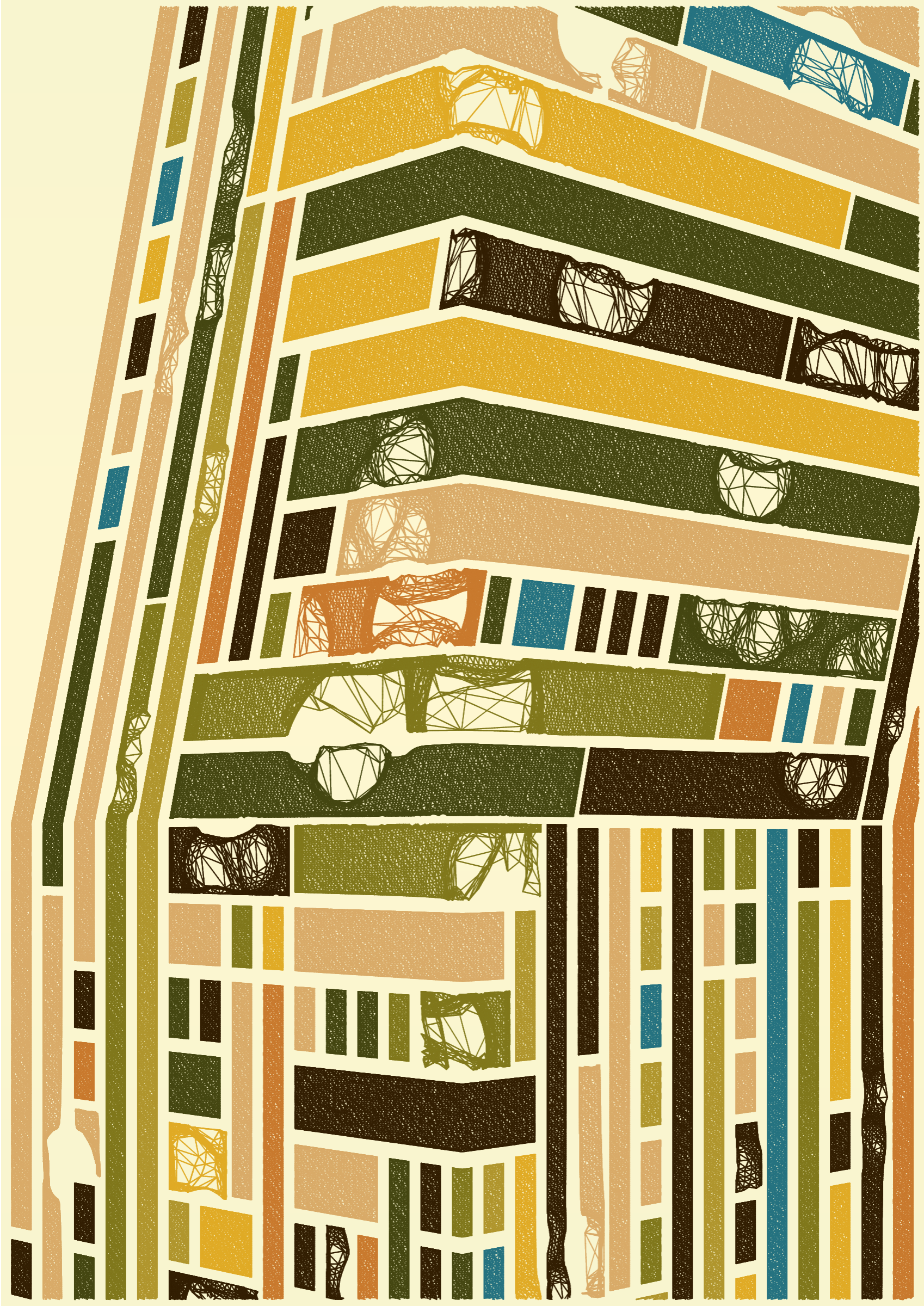 Art Blocks - Art Blocks v2 - Edifice #682 - NFT # 204000682