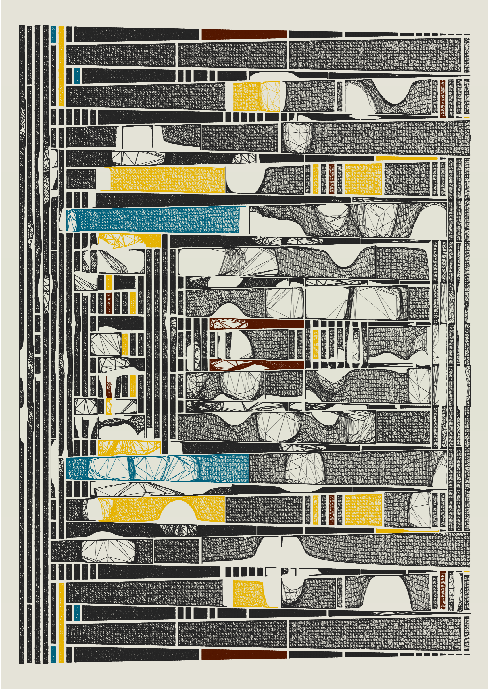 Art Blocks - Art Blocks v2 - Edifice #684 - NFT # 204000684