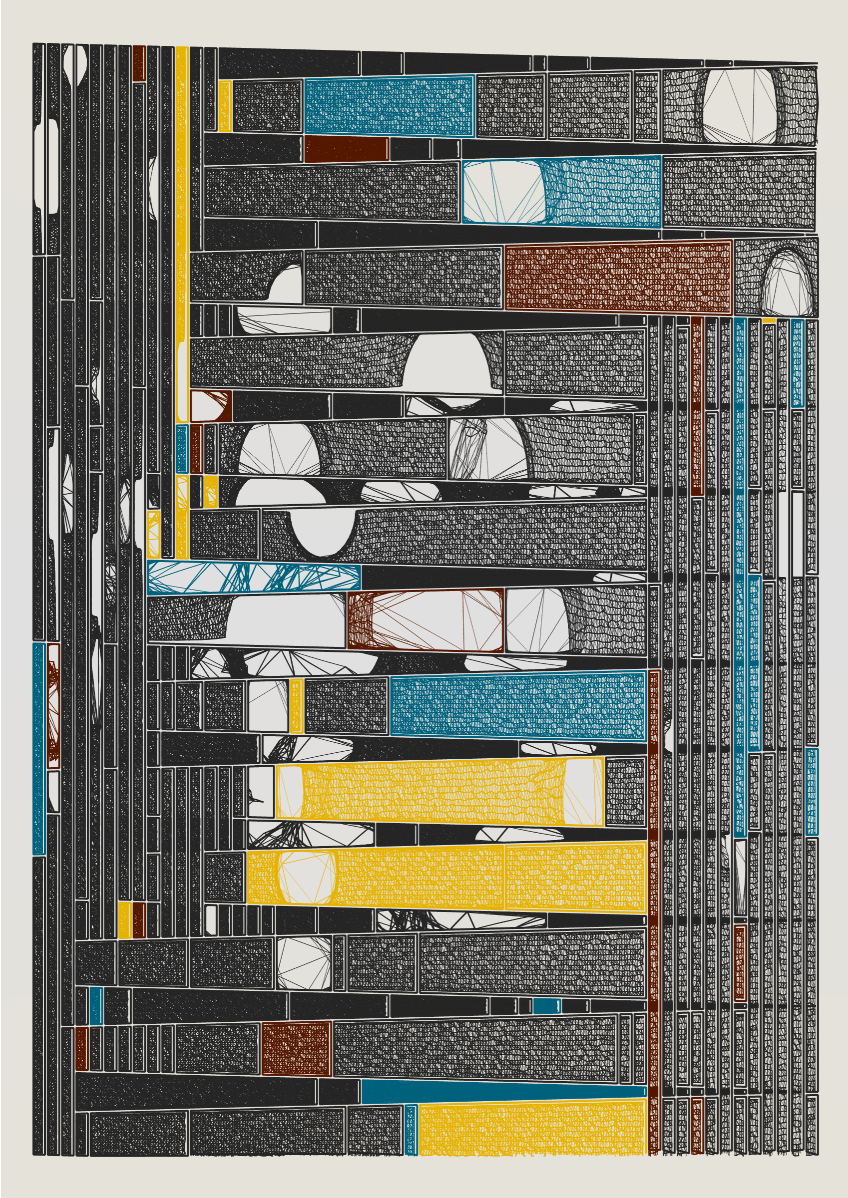 Art Blocks - Art Blocks v2 - Edifice #685 - NFT # 204000685