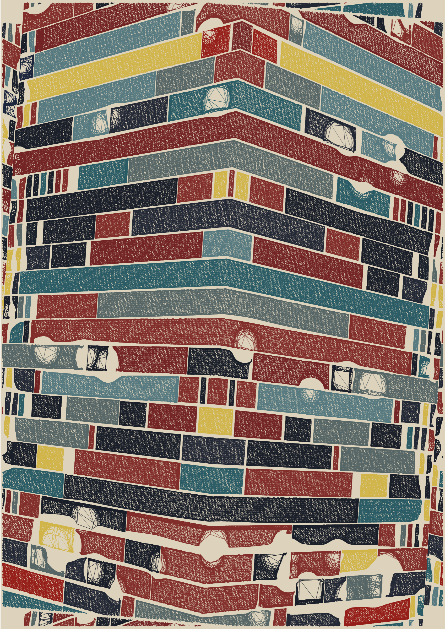 Art Blocks - Art Blocks v2 - Edifice #686 - NFT # 204000686