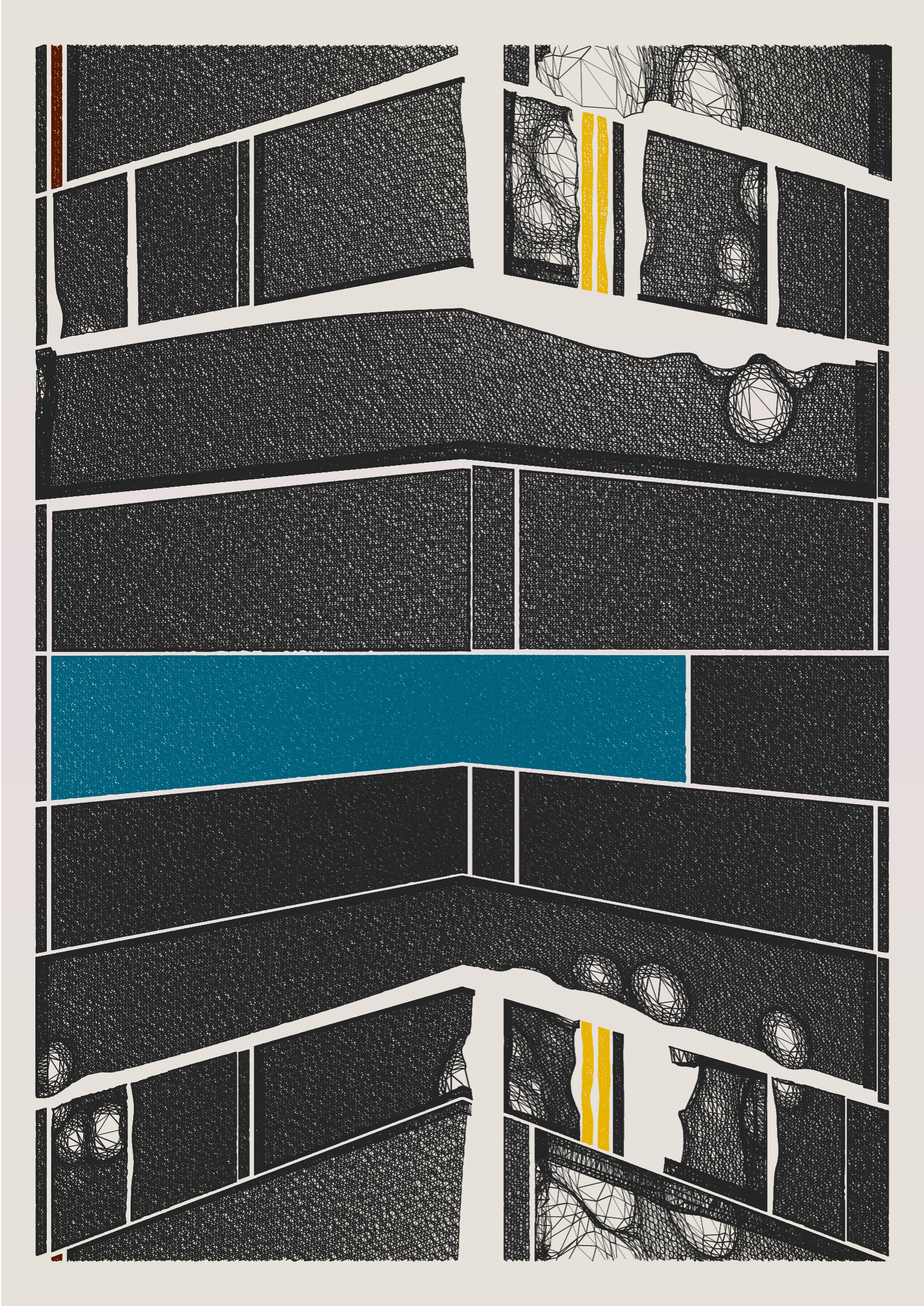 Art Blocks - Art Blocks v2 - Edifice #687 - NFT # 204000687