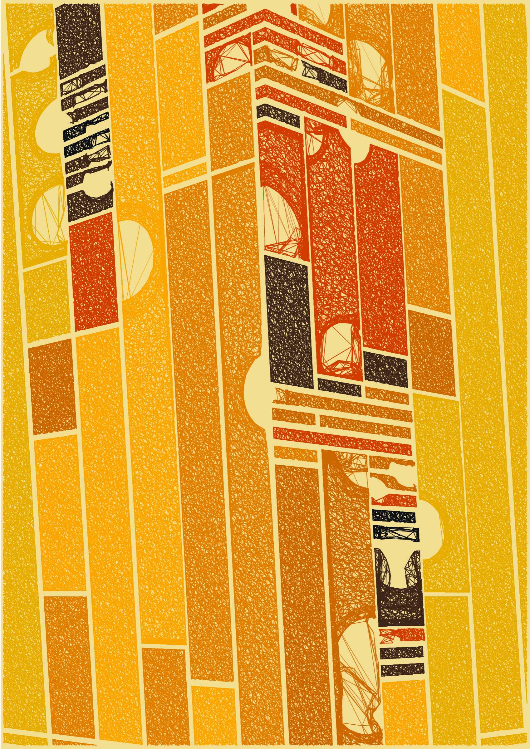 Art Blocks - Art Blocks v2 - Edifice #690 - NFT # 204000690