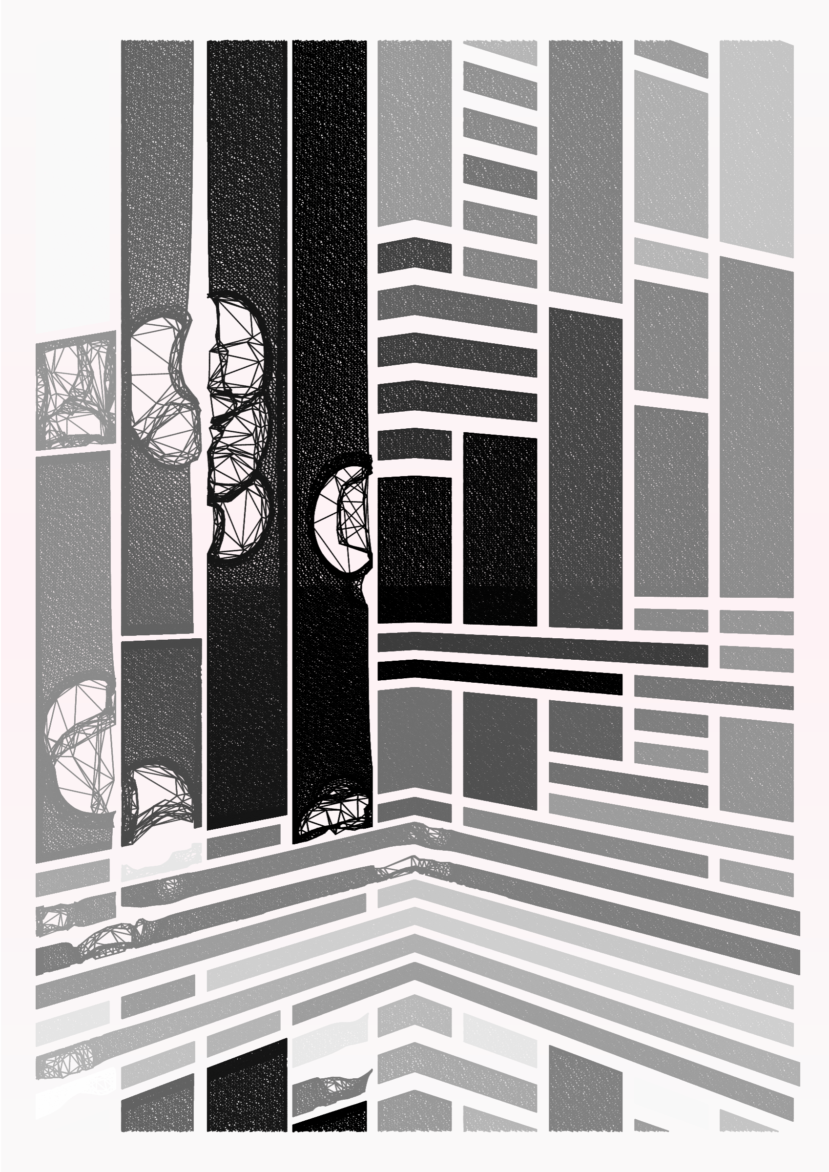 Art Blocks - Art Blocks v2 - Edifice #691 - NFT # 204000691