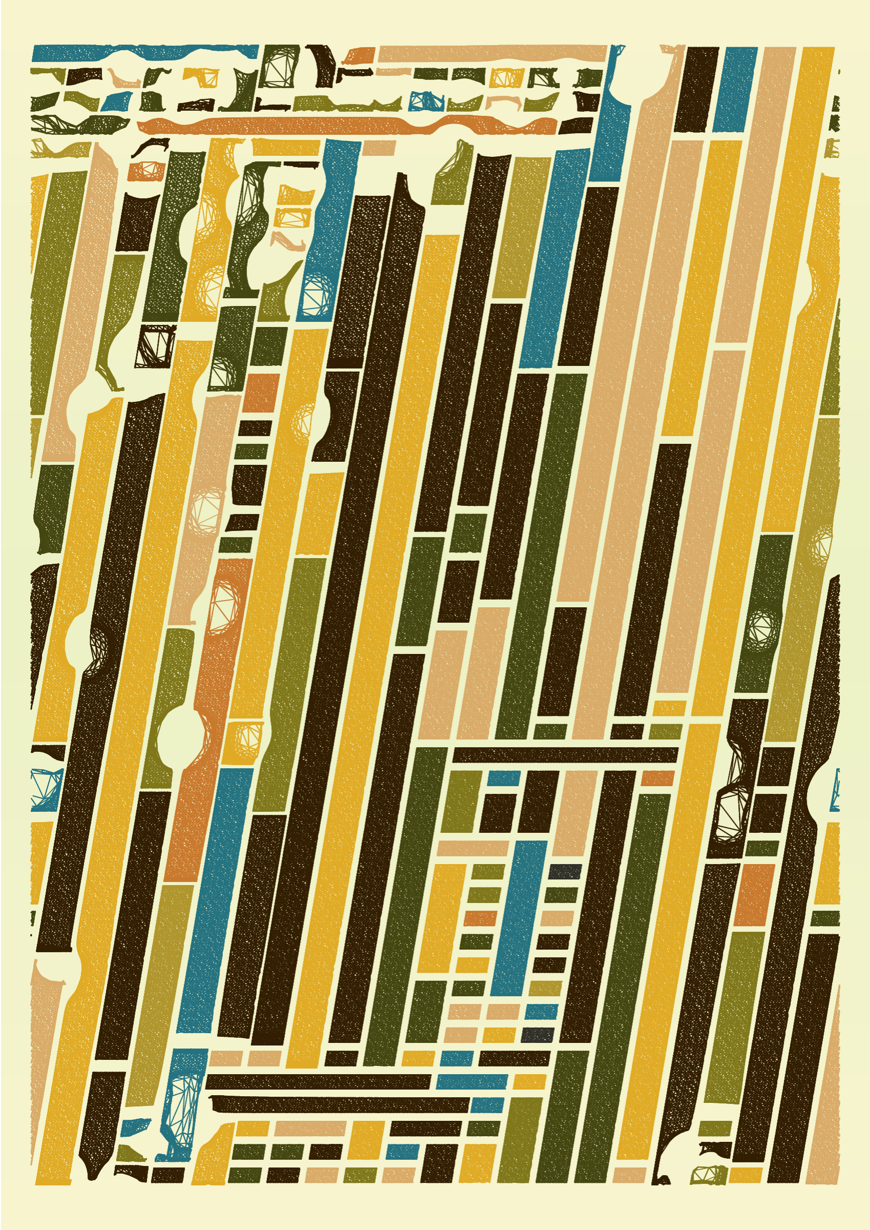 Art Blocks - Art Blocks v2 - Edifice #692 - NFT # 204000692