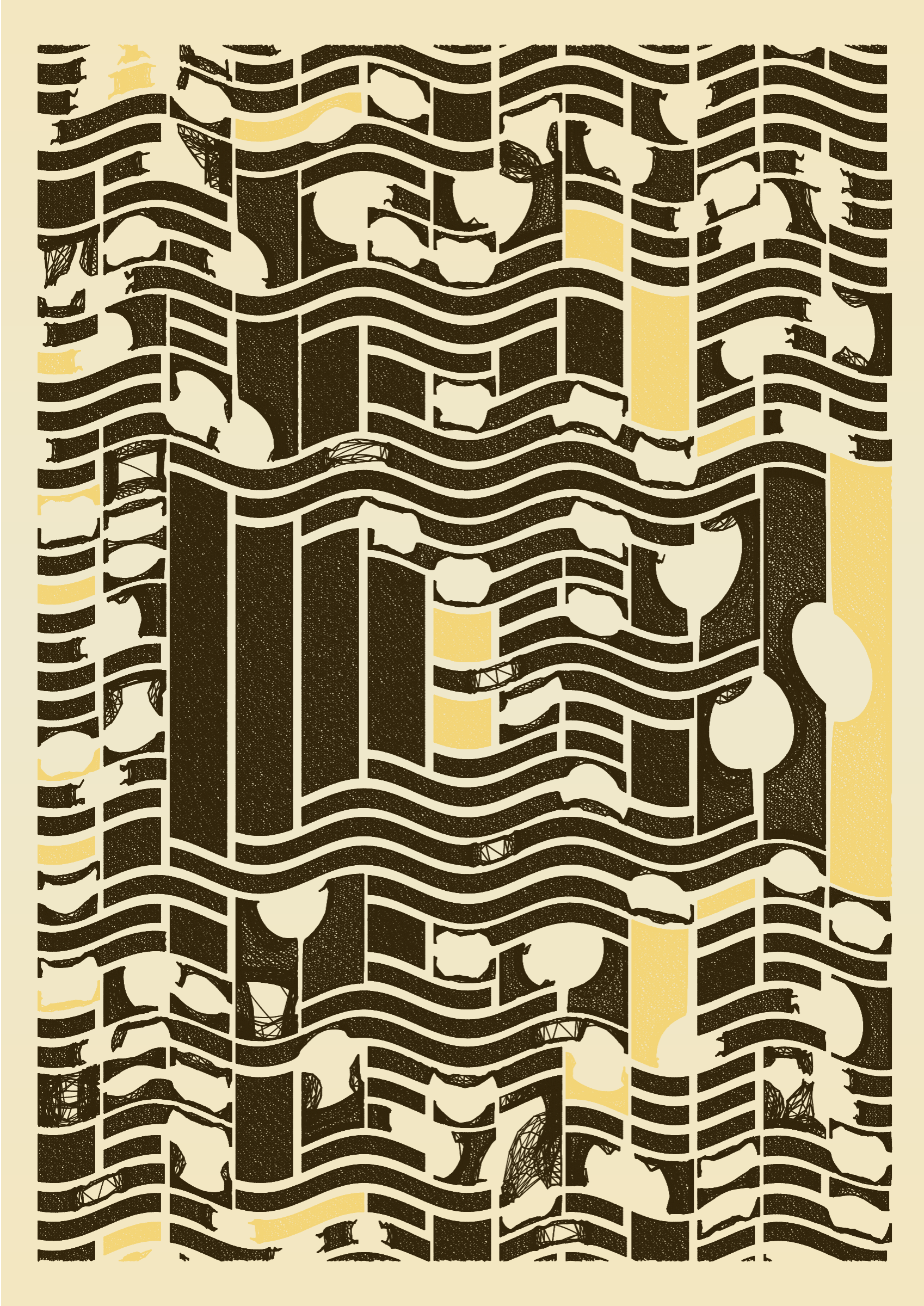 Art Blocks - Art Blocks v2 - Edifice #694 - NFT # 204000694