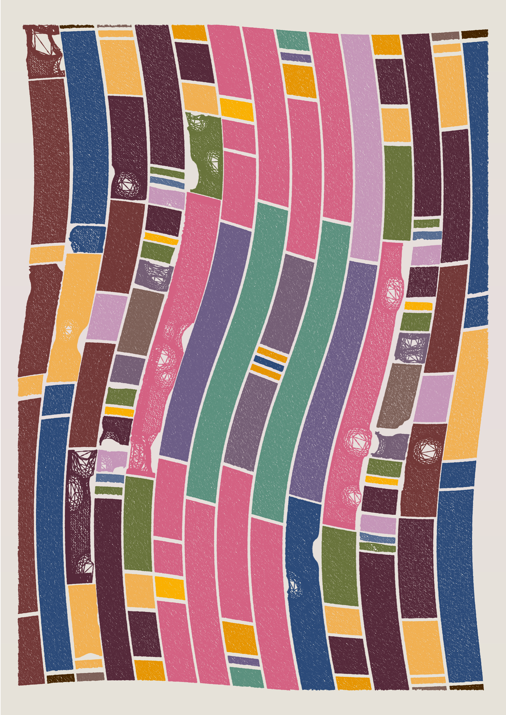 Art Blocks - Art Blocks v2 - Edifice #696 - NFT # 204000696