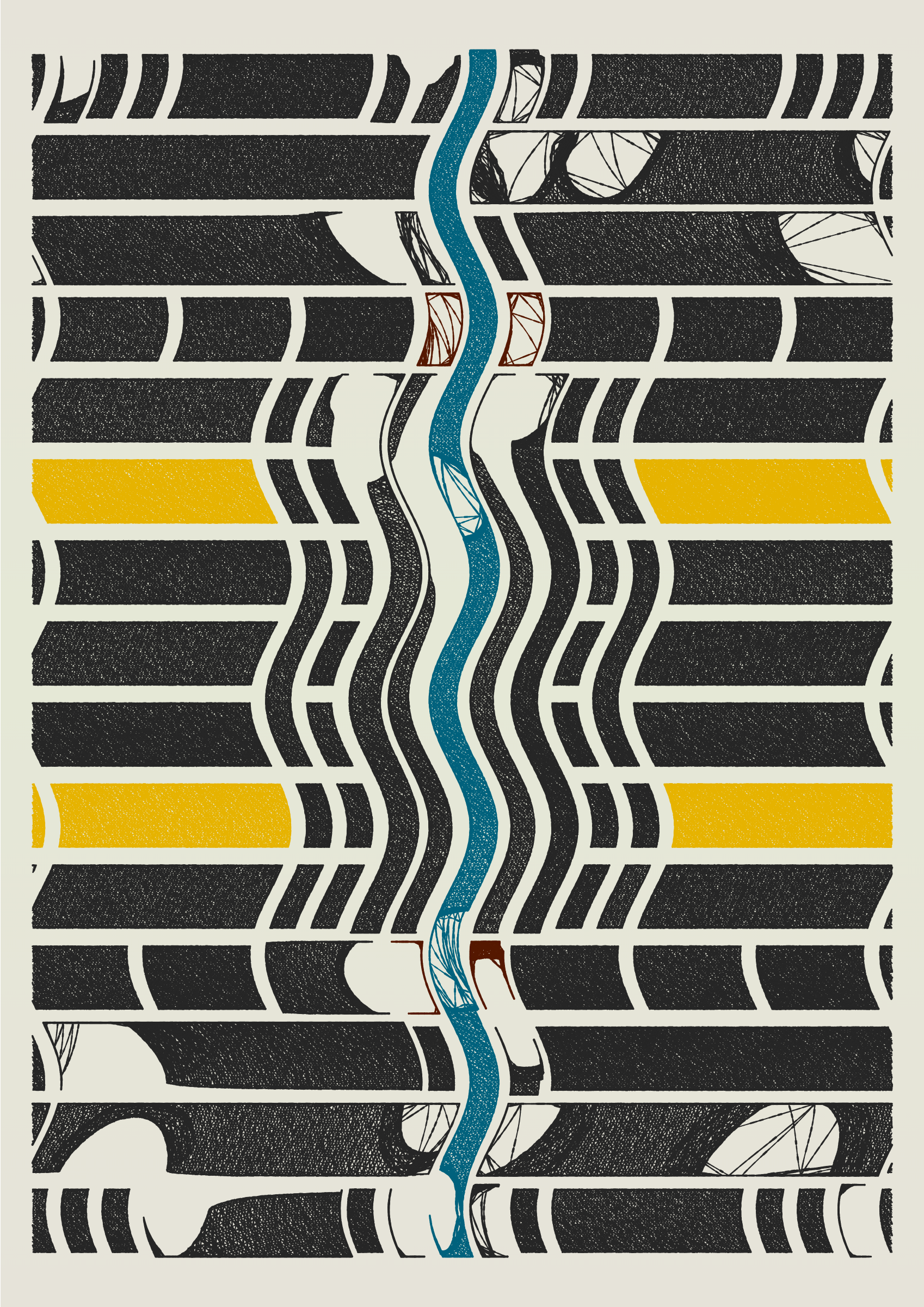 Art Blocks - Art Blocks v2 - Edifice #698 - NFT # 204000698