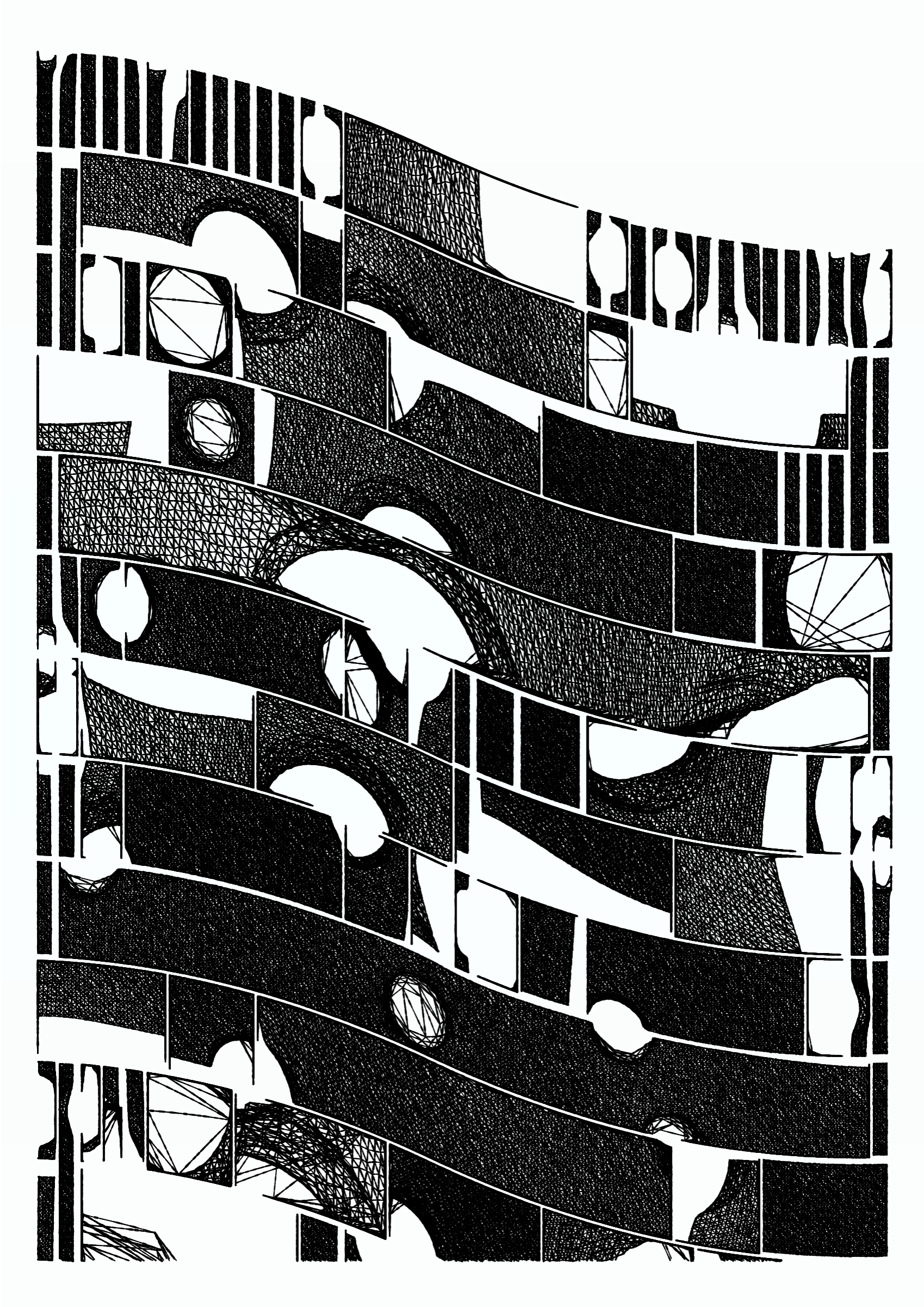 Art Blocks - Art Blocks v2 - Edifice #699 - NFT # 204000699