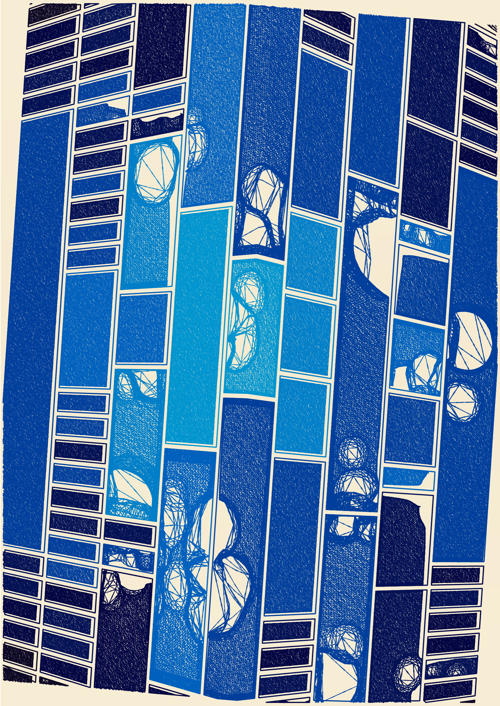 Art Blocks - Art Blocks v2 - Edifice #701 - NFT # 204000701