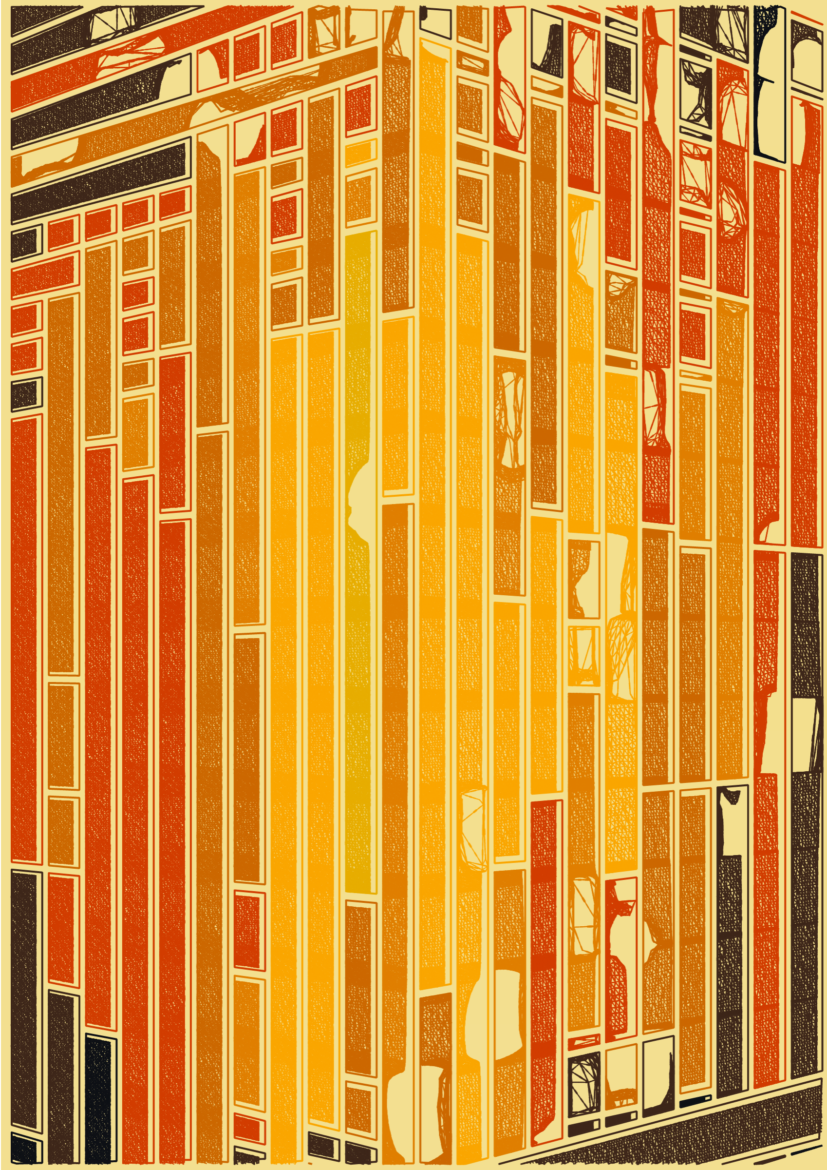 Art Blocks - Art Blocks v2 - Edifice #705 - NFT # 204000705