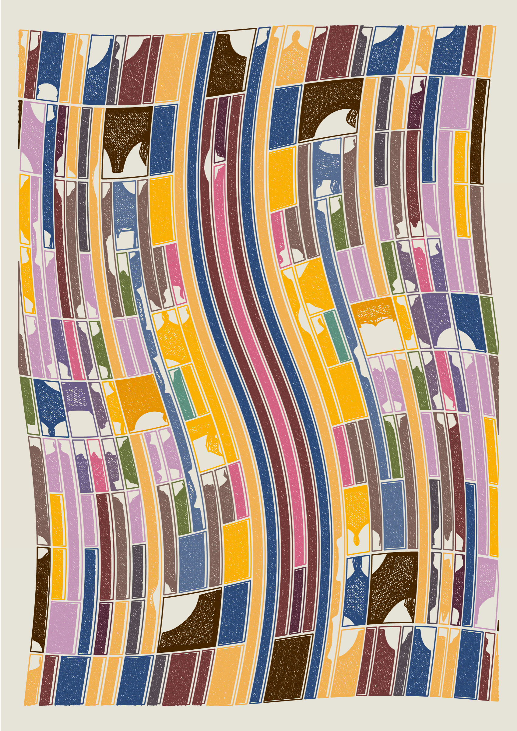 Art Blocks - Art Blocks v2 - Edifice #706 - NFT # 204000706