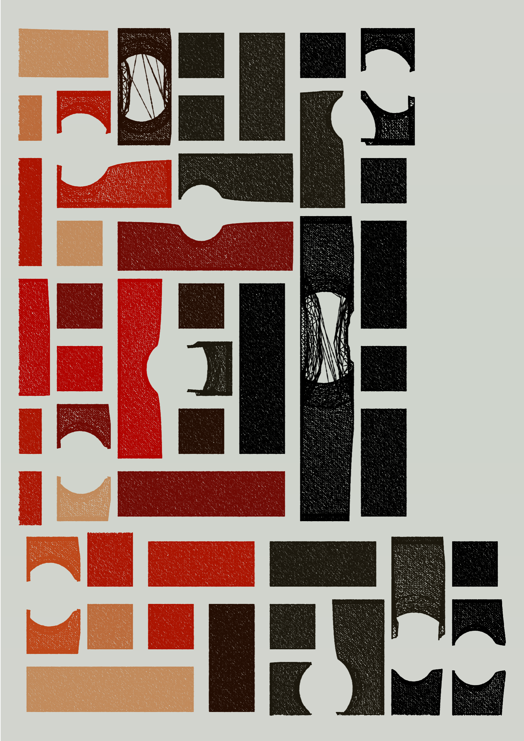 Art Blocks - Art Blocks v2 - Edifice #710 - NFT # 204000710