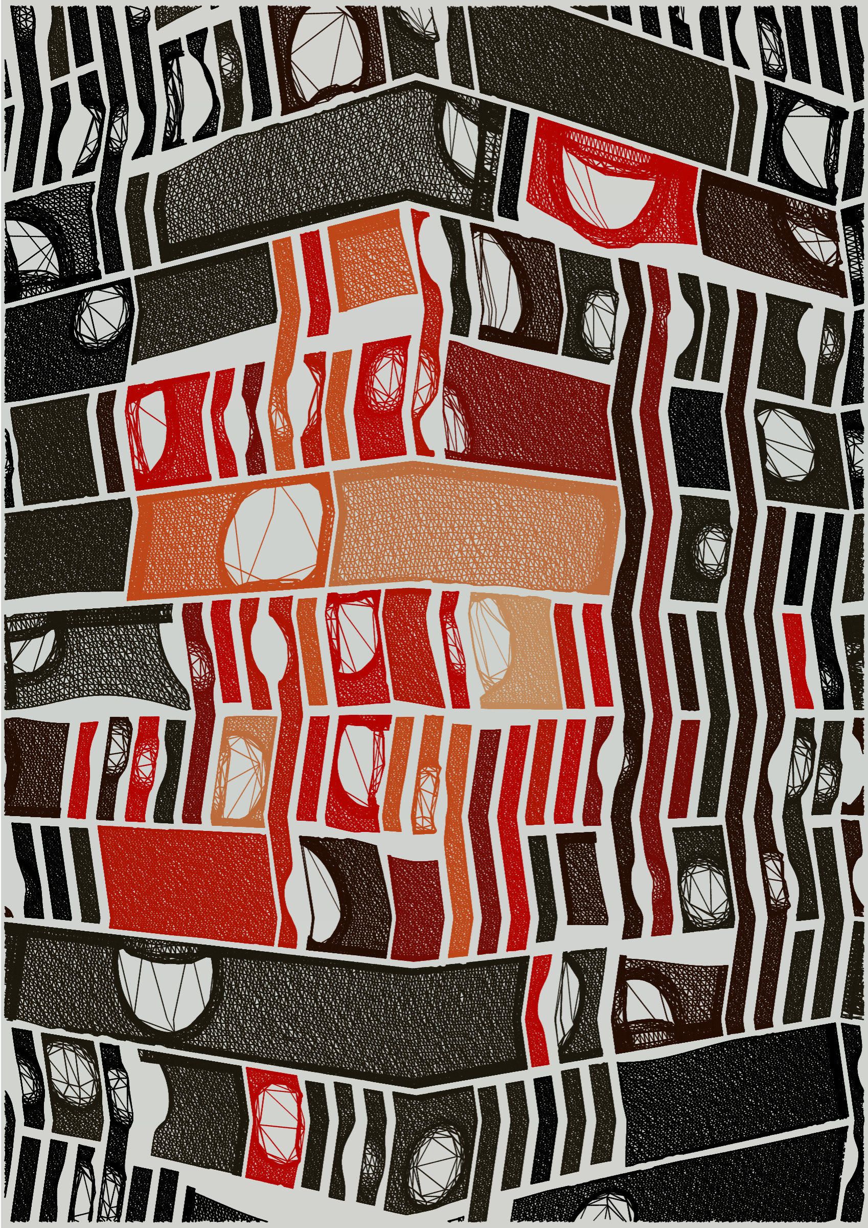 Art Blocks - Art Blocks v2 - Edifice #712 - NFT # 204000712