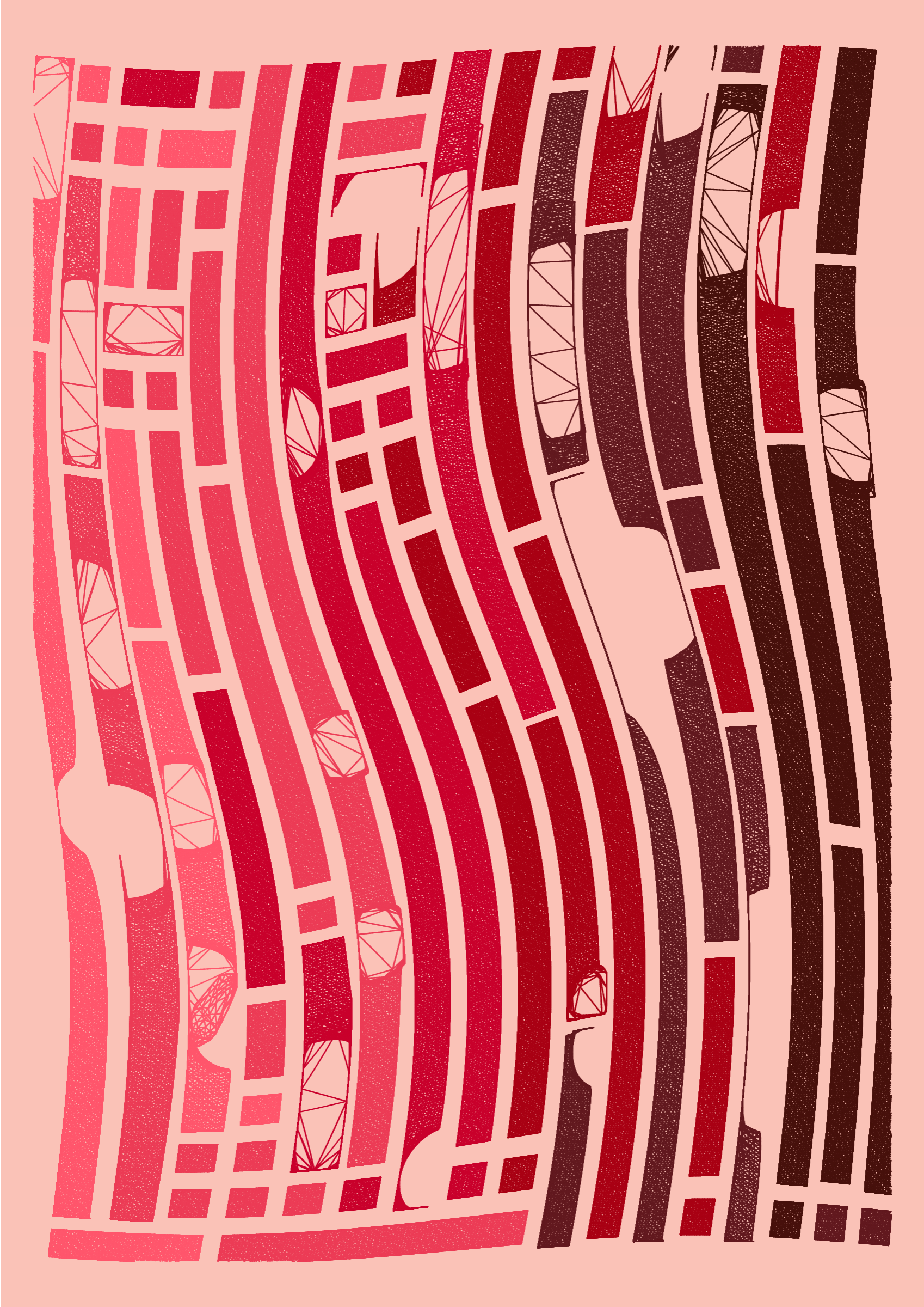 Art Blocks - Art Blocks v2 - Edifice #719 - NFT # 204000719