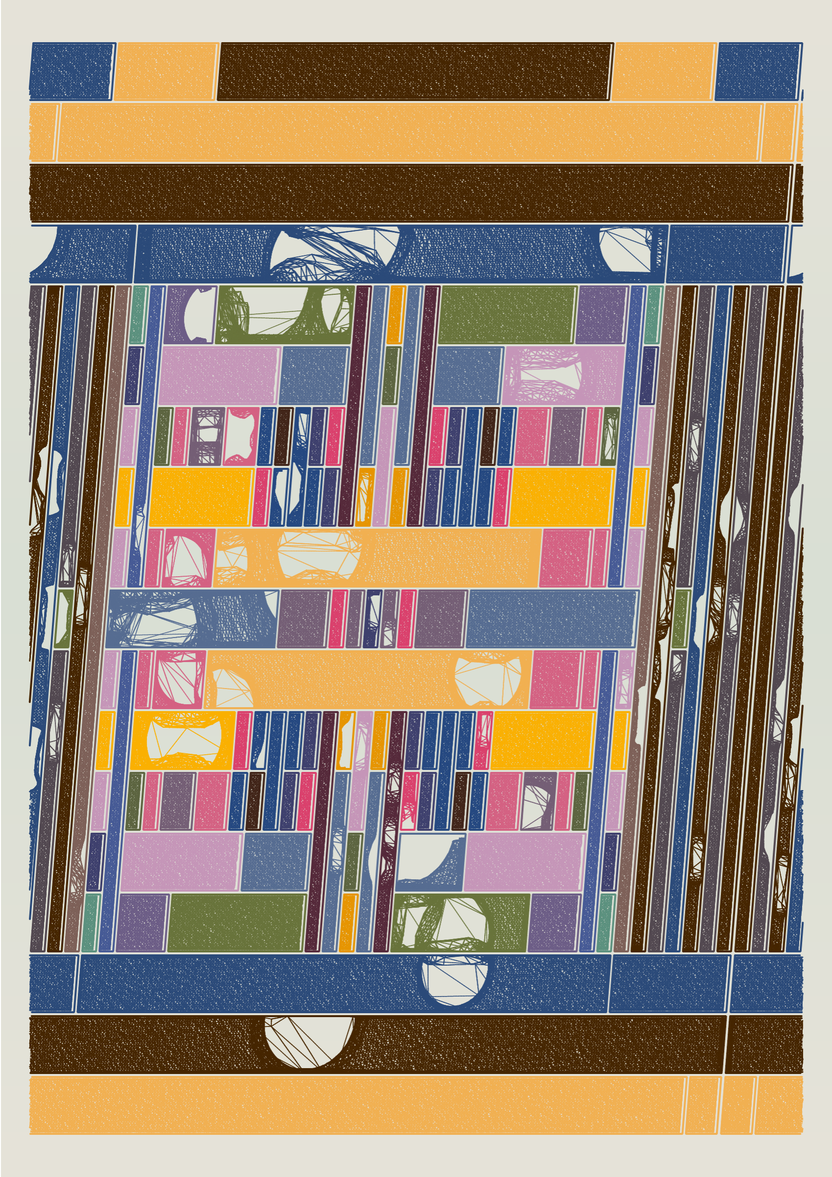 Art Blocks - Art Blocks v2 - Edifice #722 - NFT # 204000722