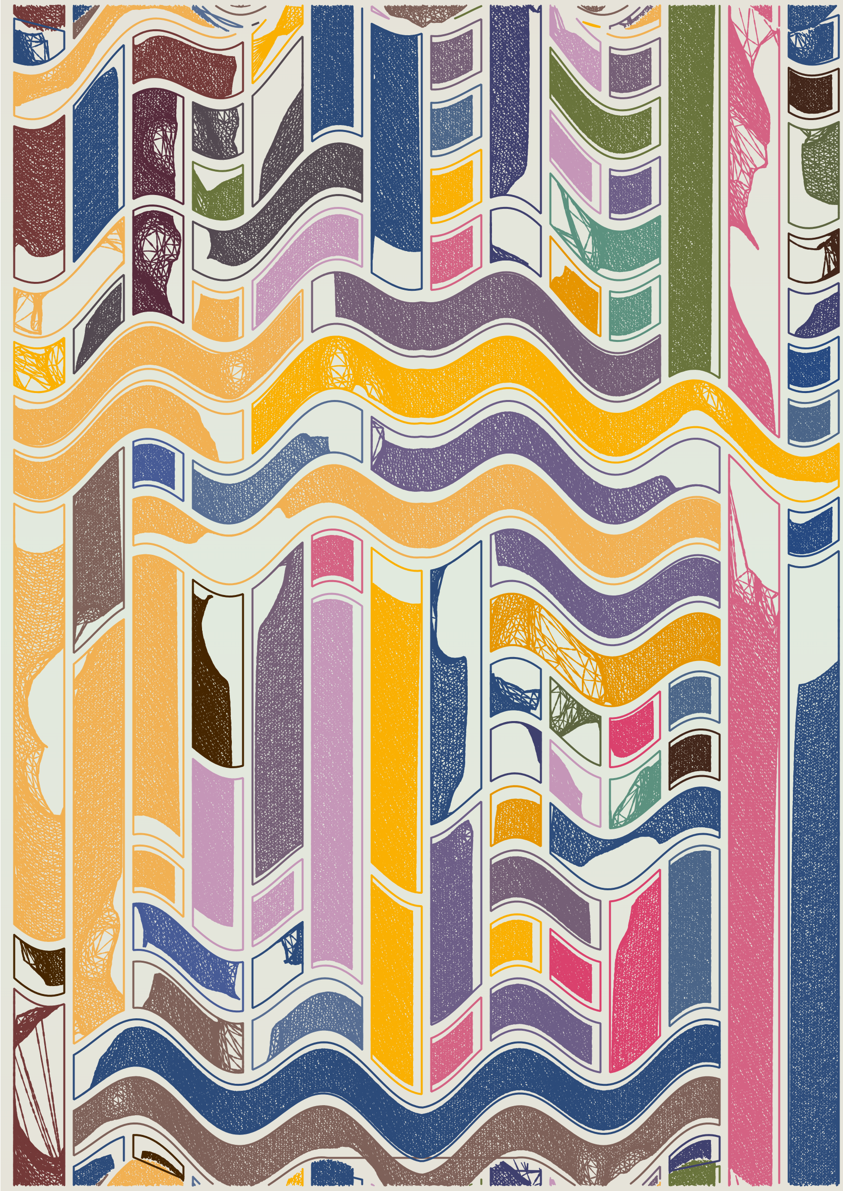 Art Blocks - Art Blocks v2 - Edifice #725 - NFT # 204000725