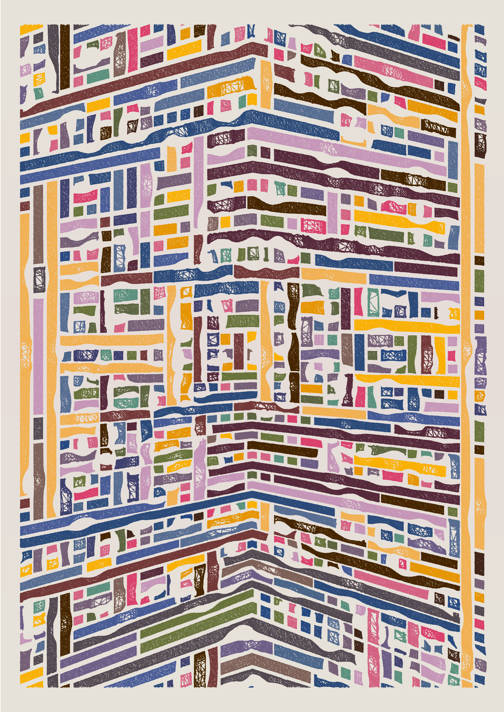 Art Blocks - Art Blocks v2 - Edifice #728 - NFT # 204000728